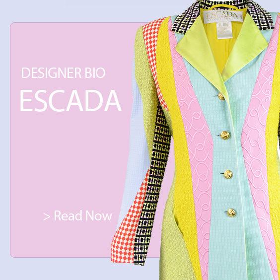 Vintage Designer Bio: Escada – Zeus Vintage