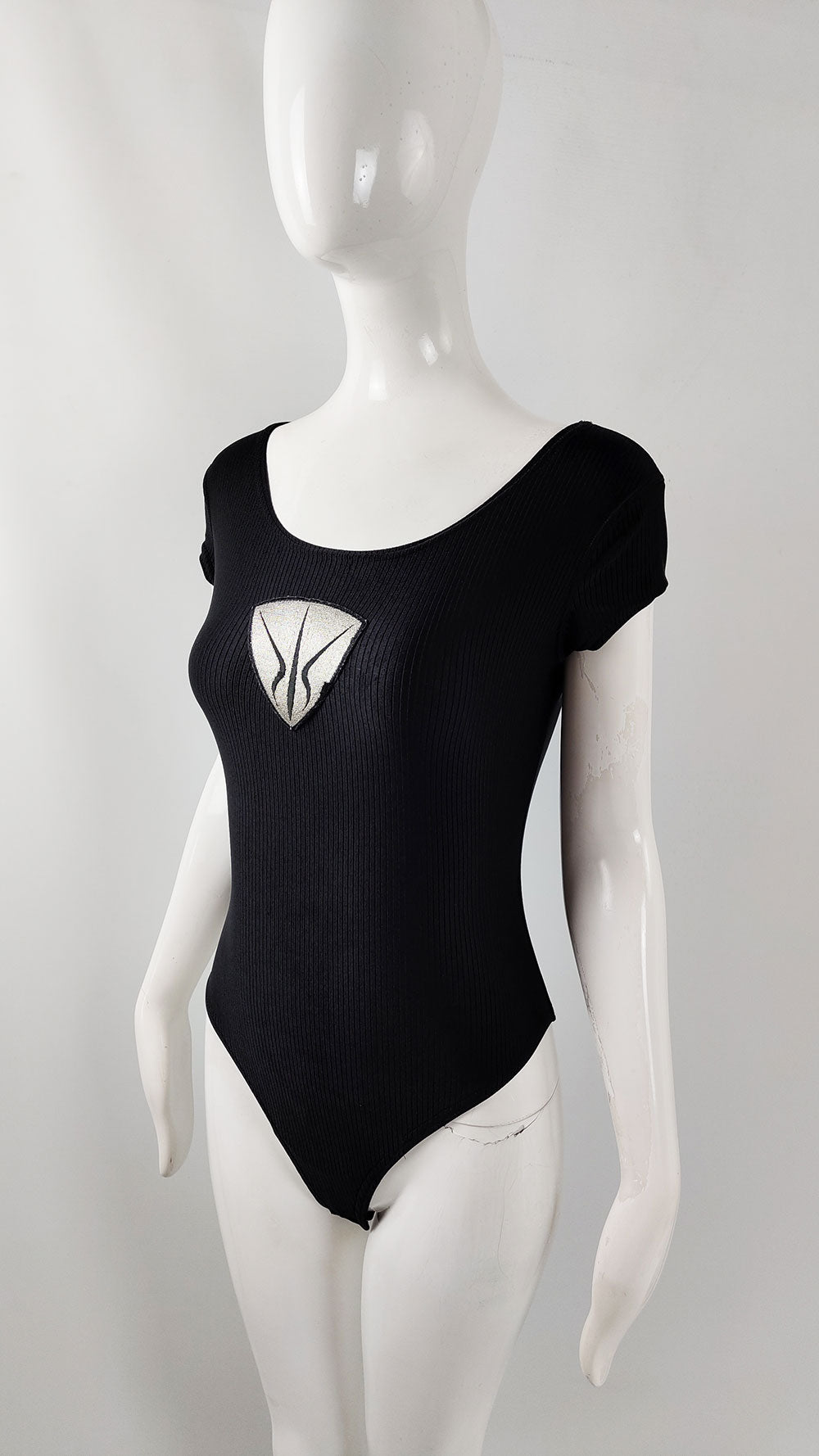 Nick Coleman Vintage Womens Black Bodysuit