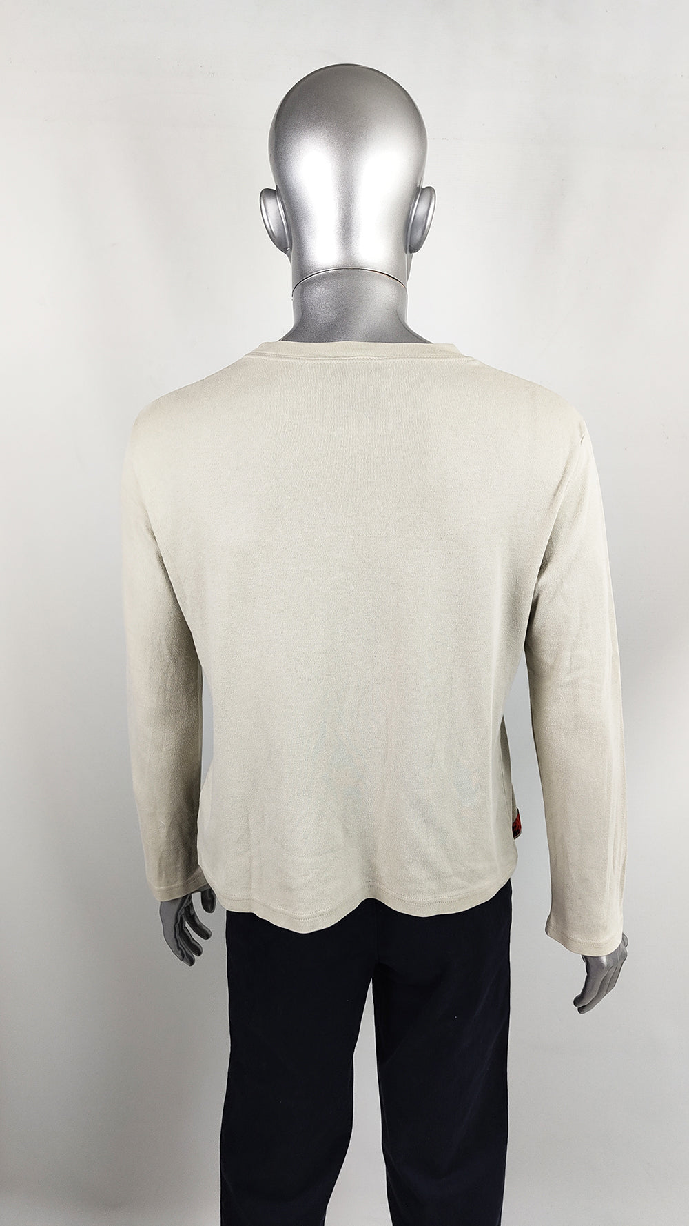 Joe Casely-Hayford Vintage Mens Three Lions Long Sleeve Shirt, 1990s