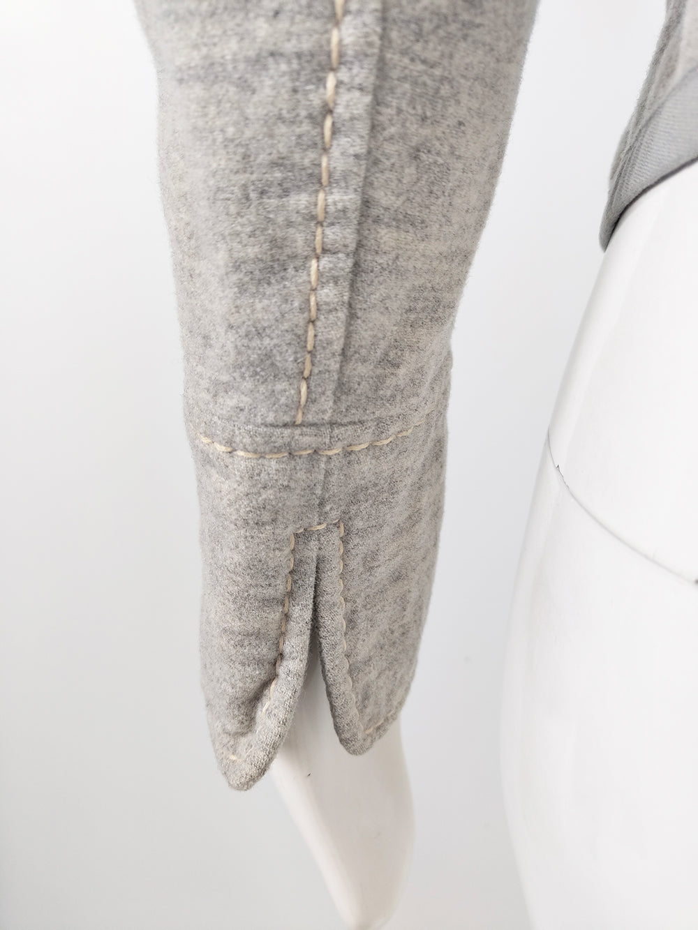 Sportmax by Max Mara Vintage Grey Marl Virgin Wool Women's Jacket