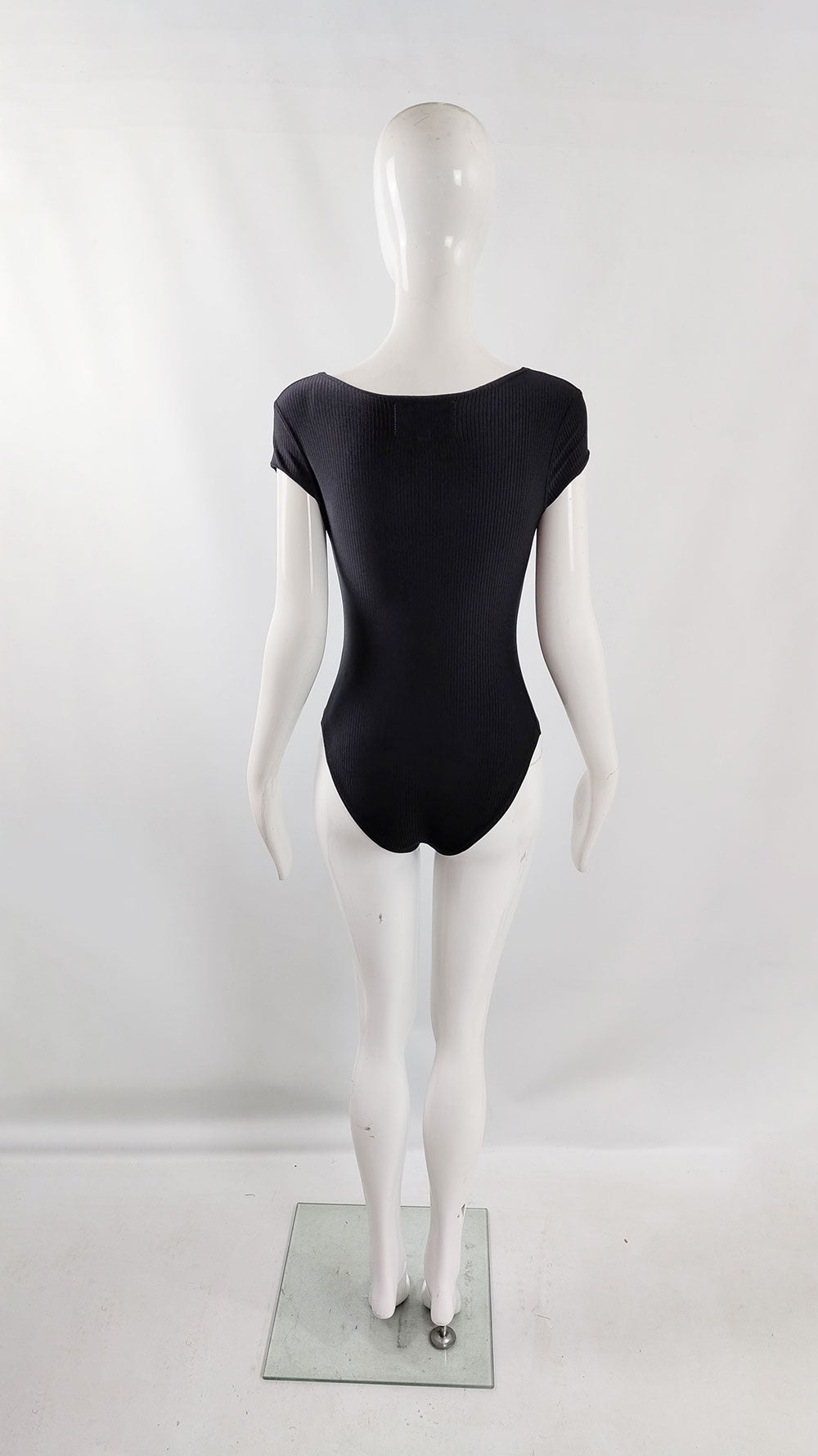 Nick Coleman Vintage Womens Black Bodysuit