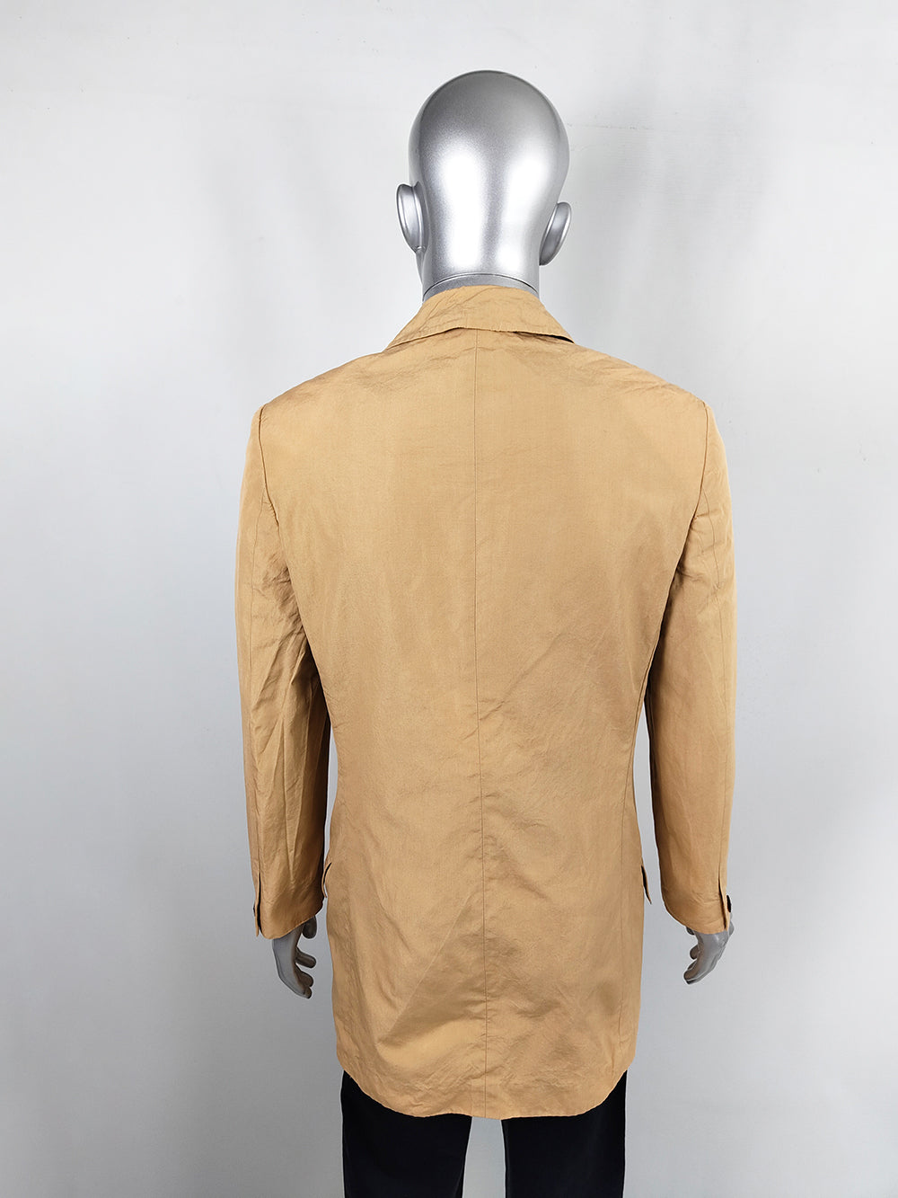 Istante by Versace Men's Lightweight Coat, 1990s
