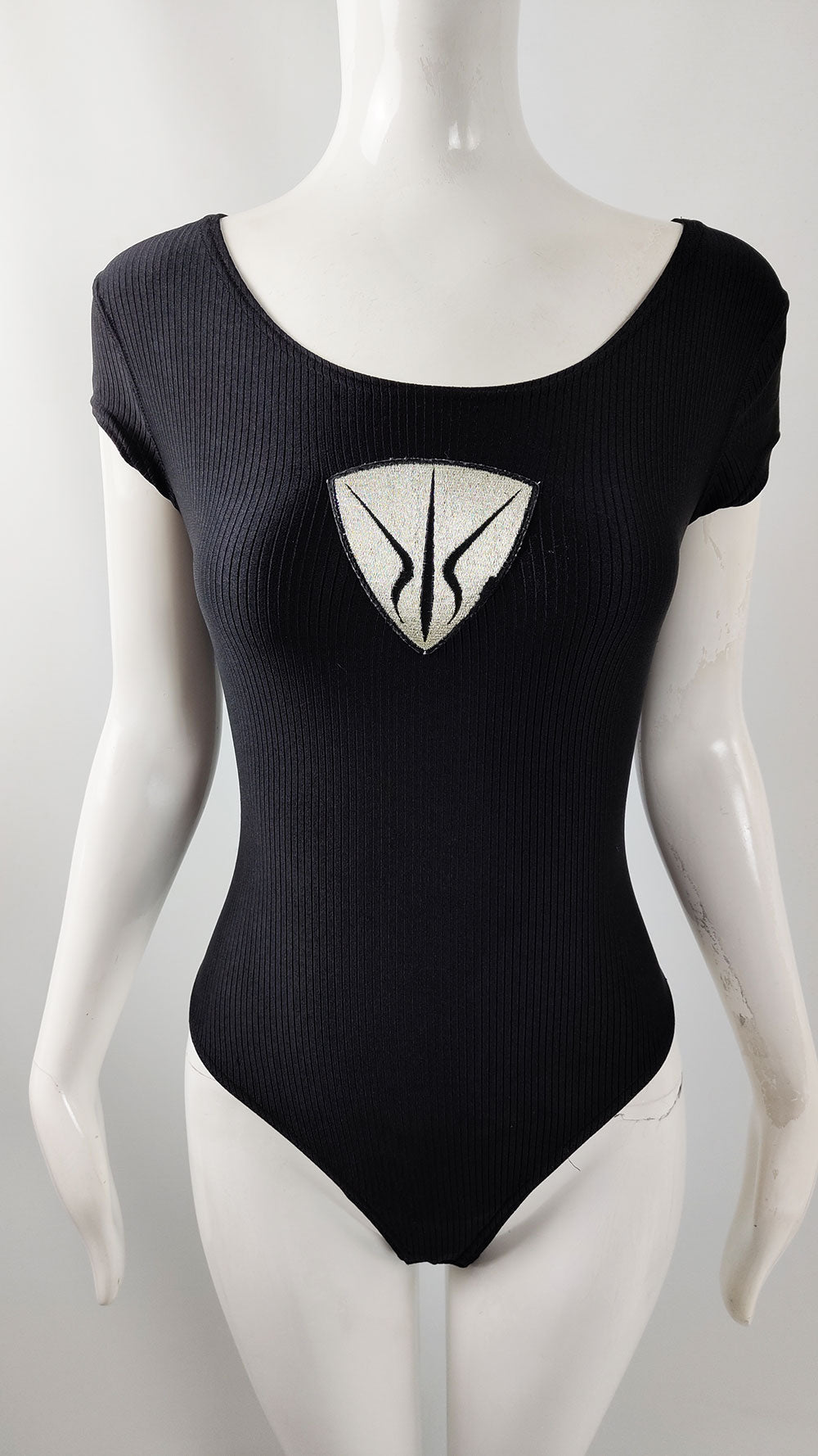 Nick Coleman Vintage Womens Black Bodysuit