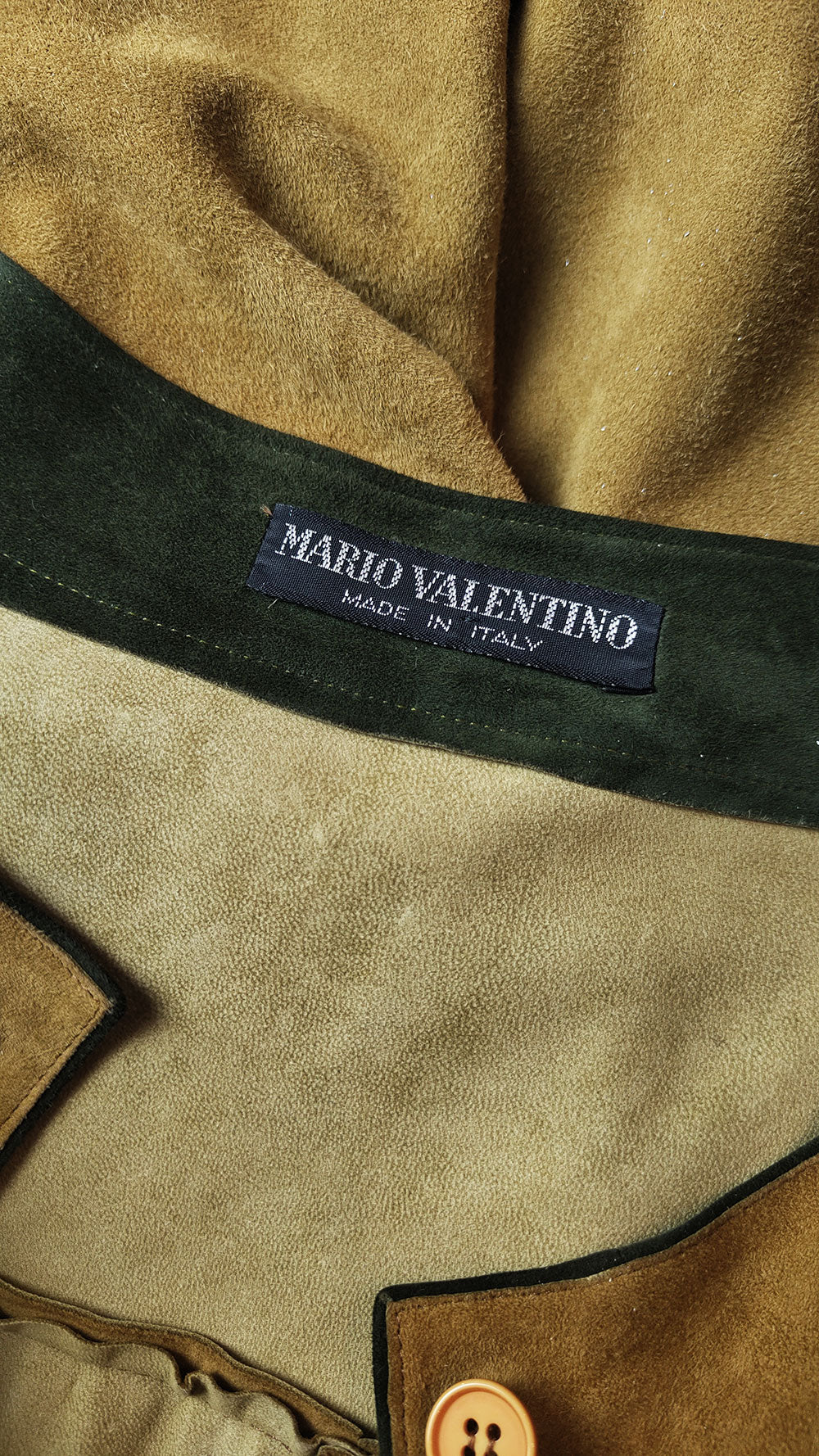 Mario Valentino Vintage Womens Suede Dress, 1980s