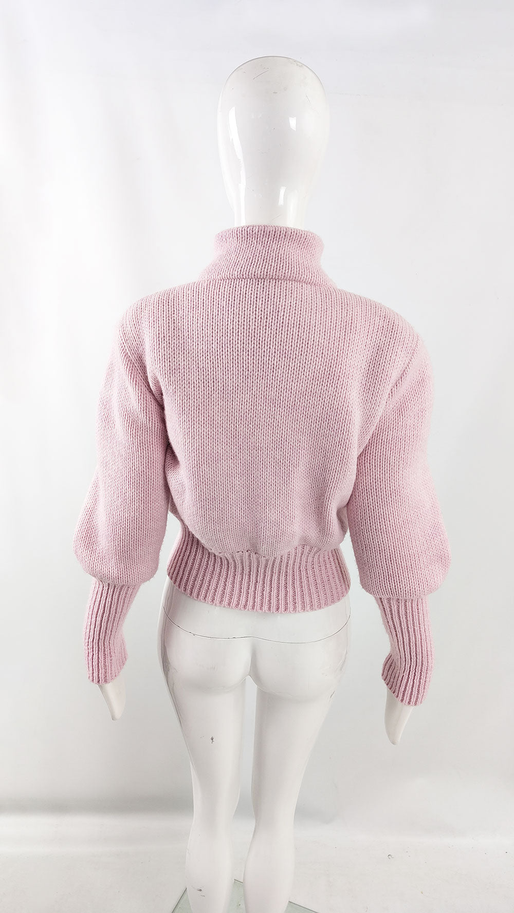 Emanuel Ungaro Vintage Y2k Pastel Pink Knit Jacket