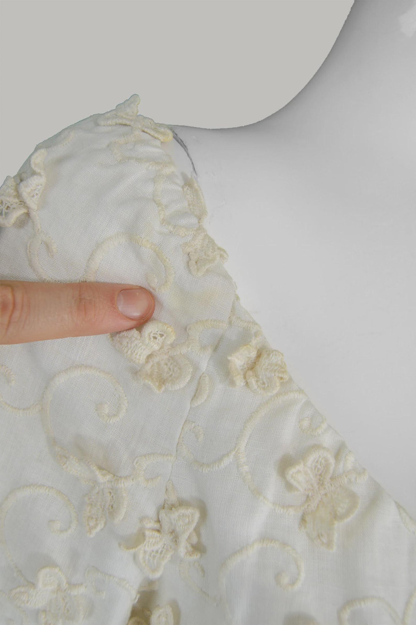 Monteverde Couture Vintage Women's 3D Butterfly Italian Linen Dress