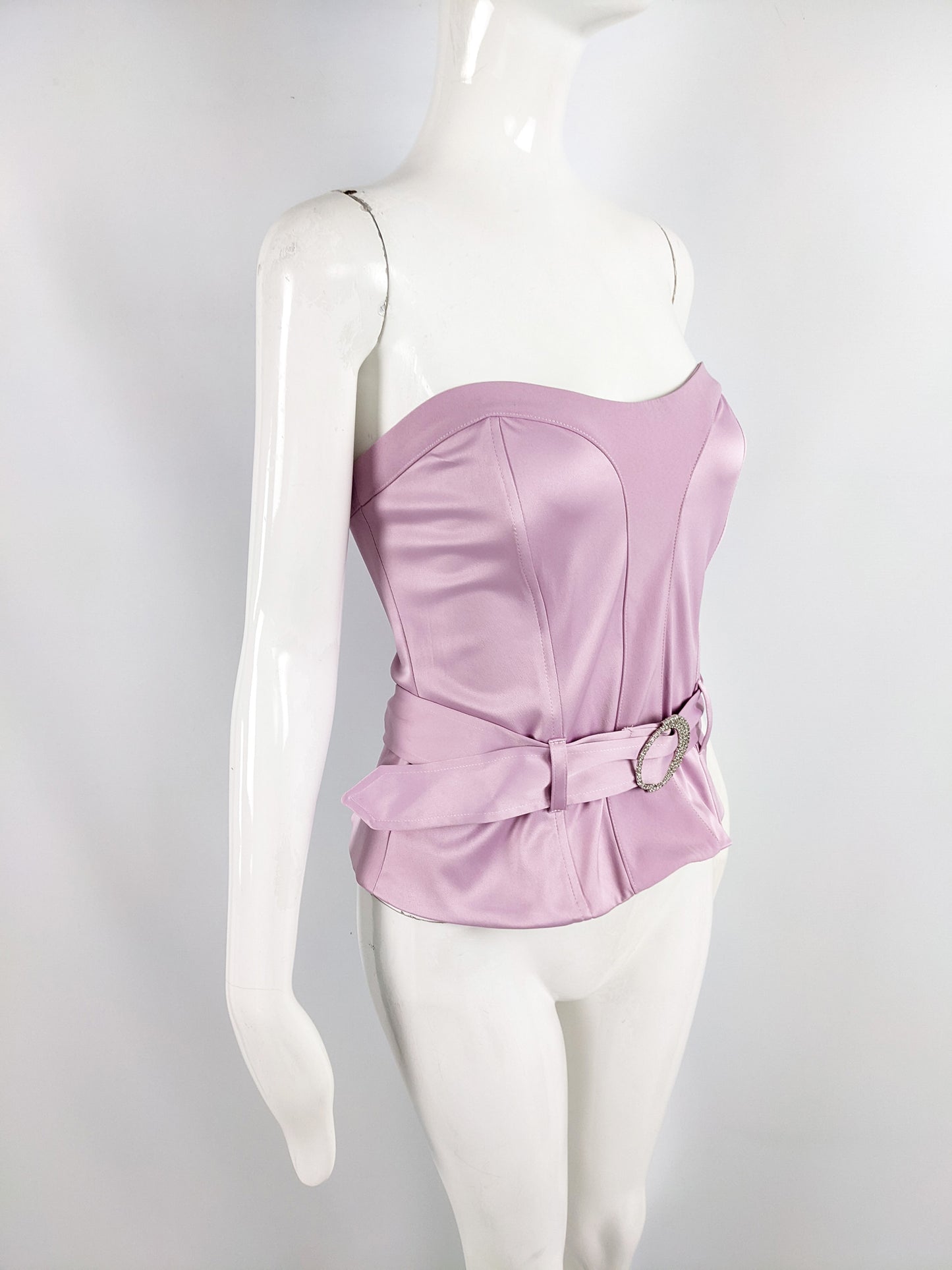 Bay Baby Pink Vintage y2k Bustier Top, 2000s