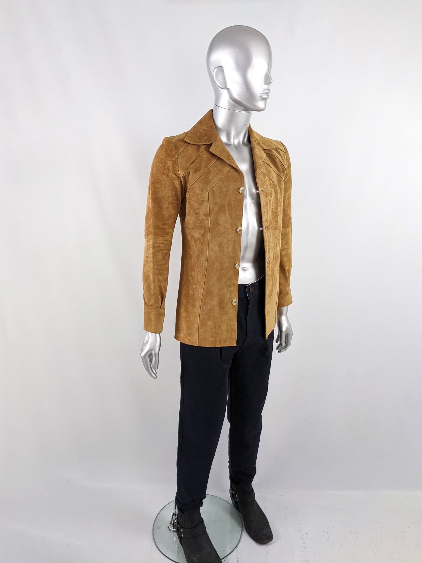 Take 6 of Carnaby St Vintage Mens Suede Jacket, 1960s