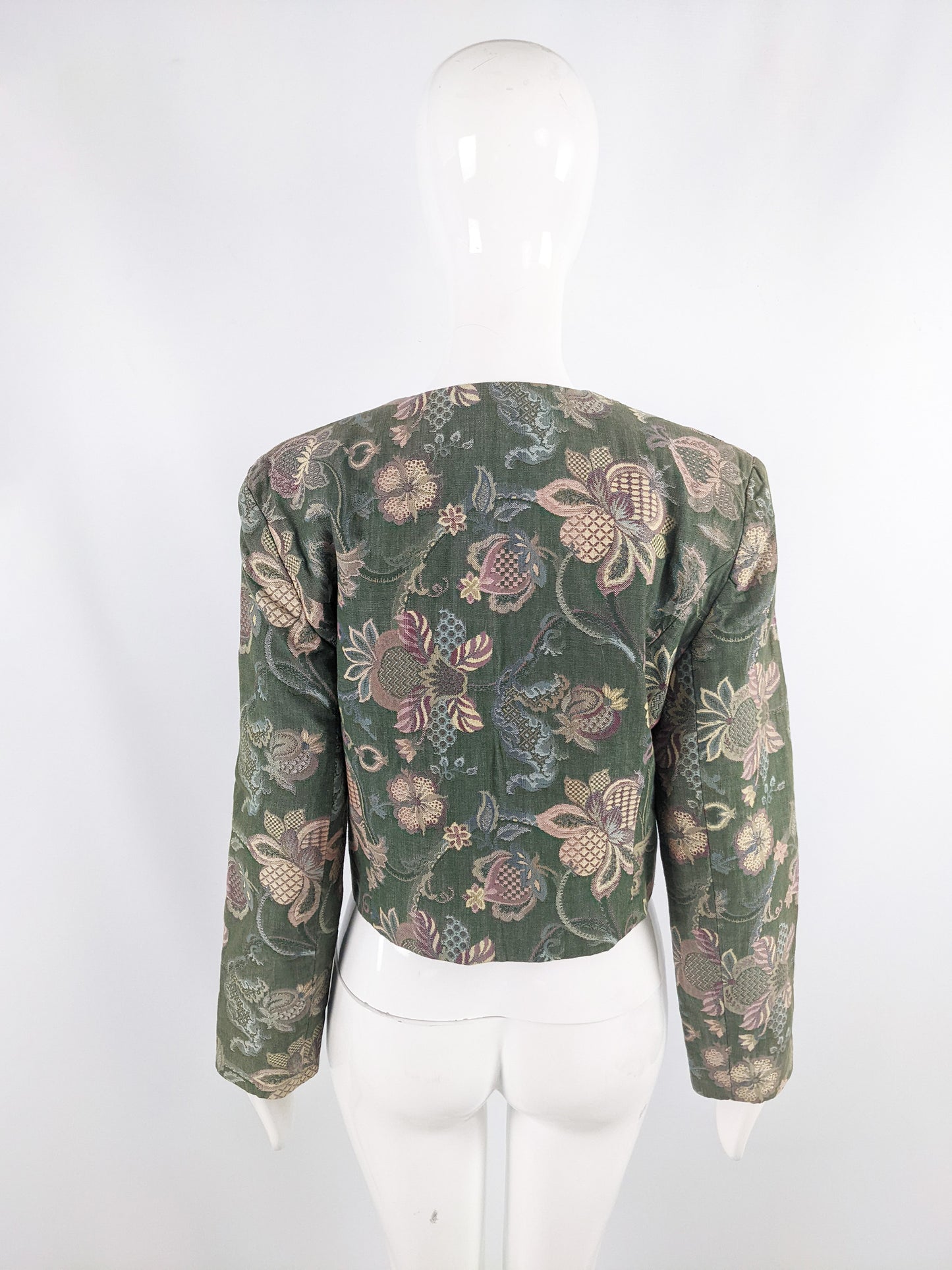 Jenny Edwards Moss Vintage Patchwork Tapestry Jacket, 1990s