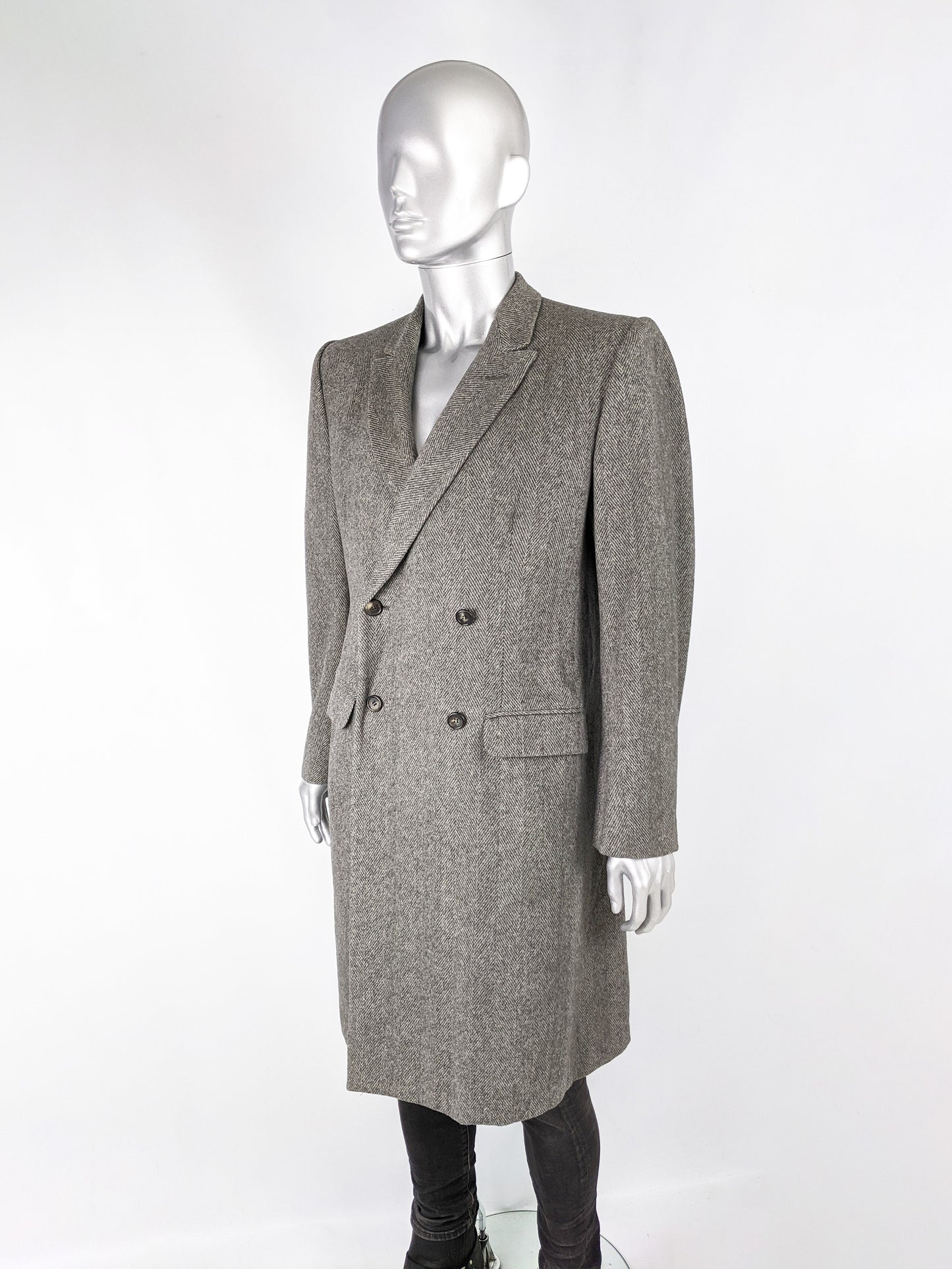 Mens Vintage Double Breasted Cashmere Coat, 2007