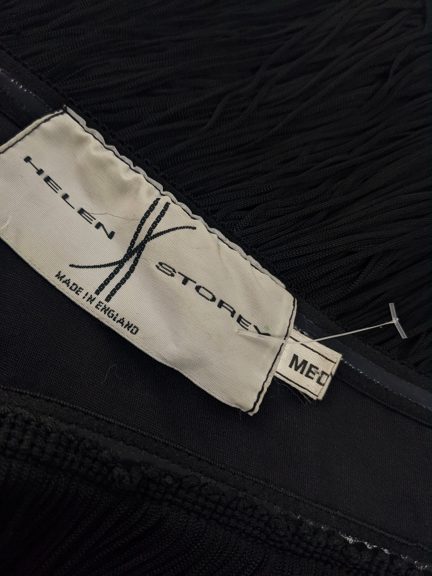 Helen Storey Vintage Fringed Beaded Bustier Top, 1990s