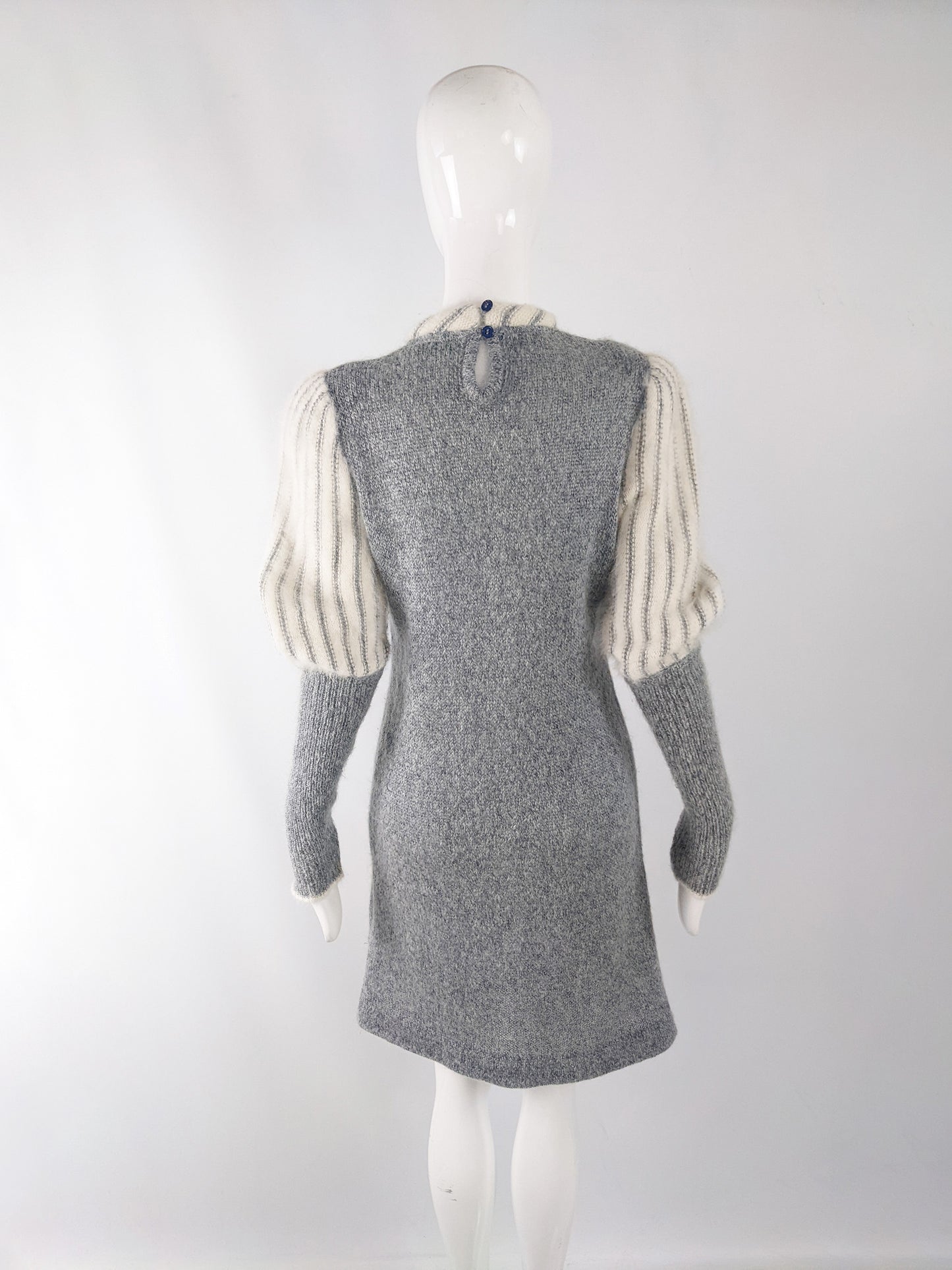 Carven Vintage Wool & Mohair Knit Dress, 1970s