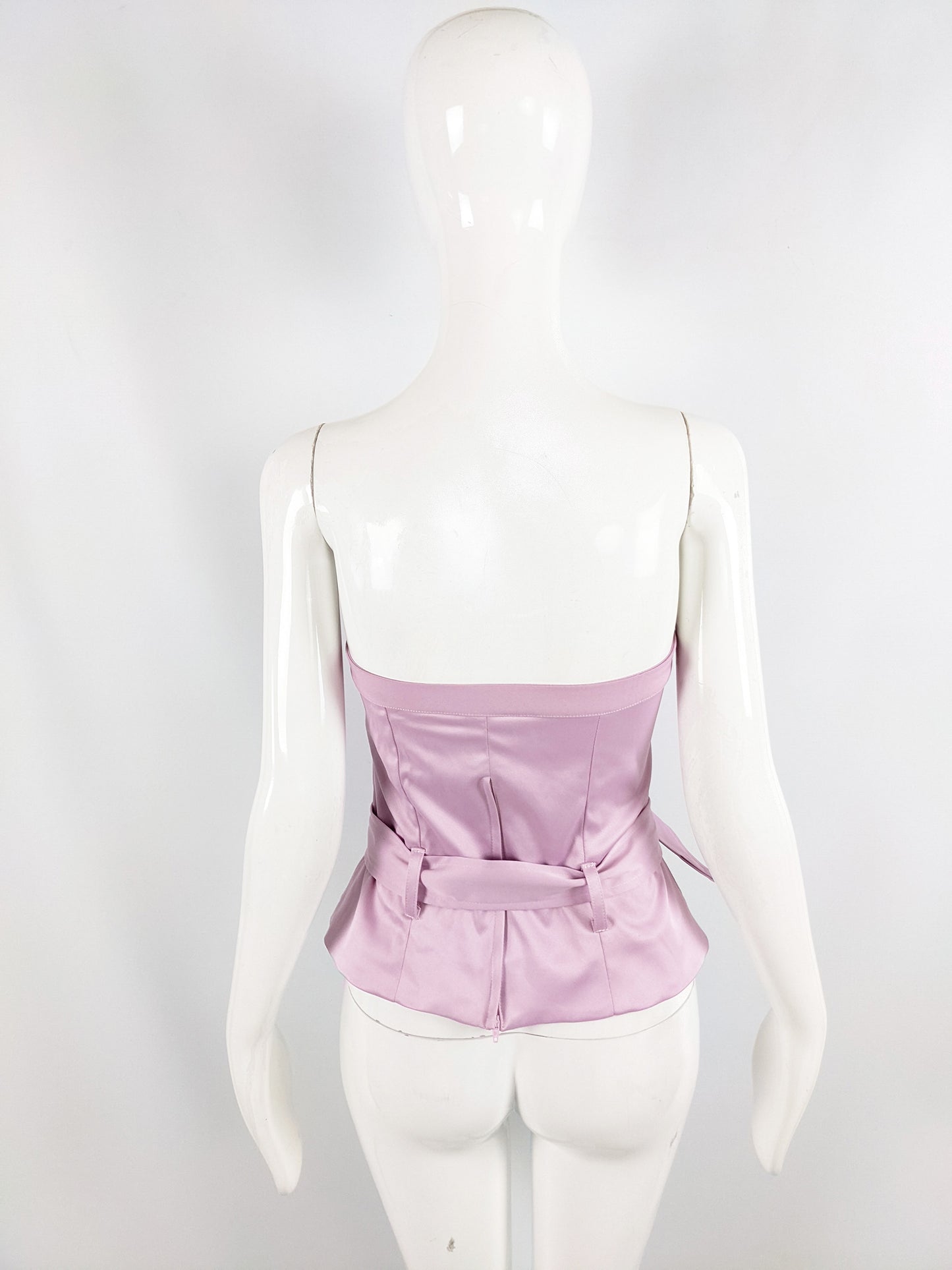 Bay Baby Pink Vintage y2k Bustier Top, 2000s