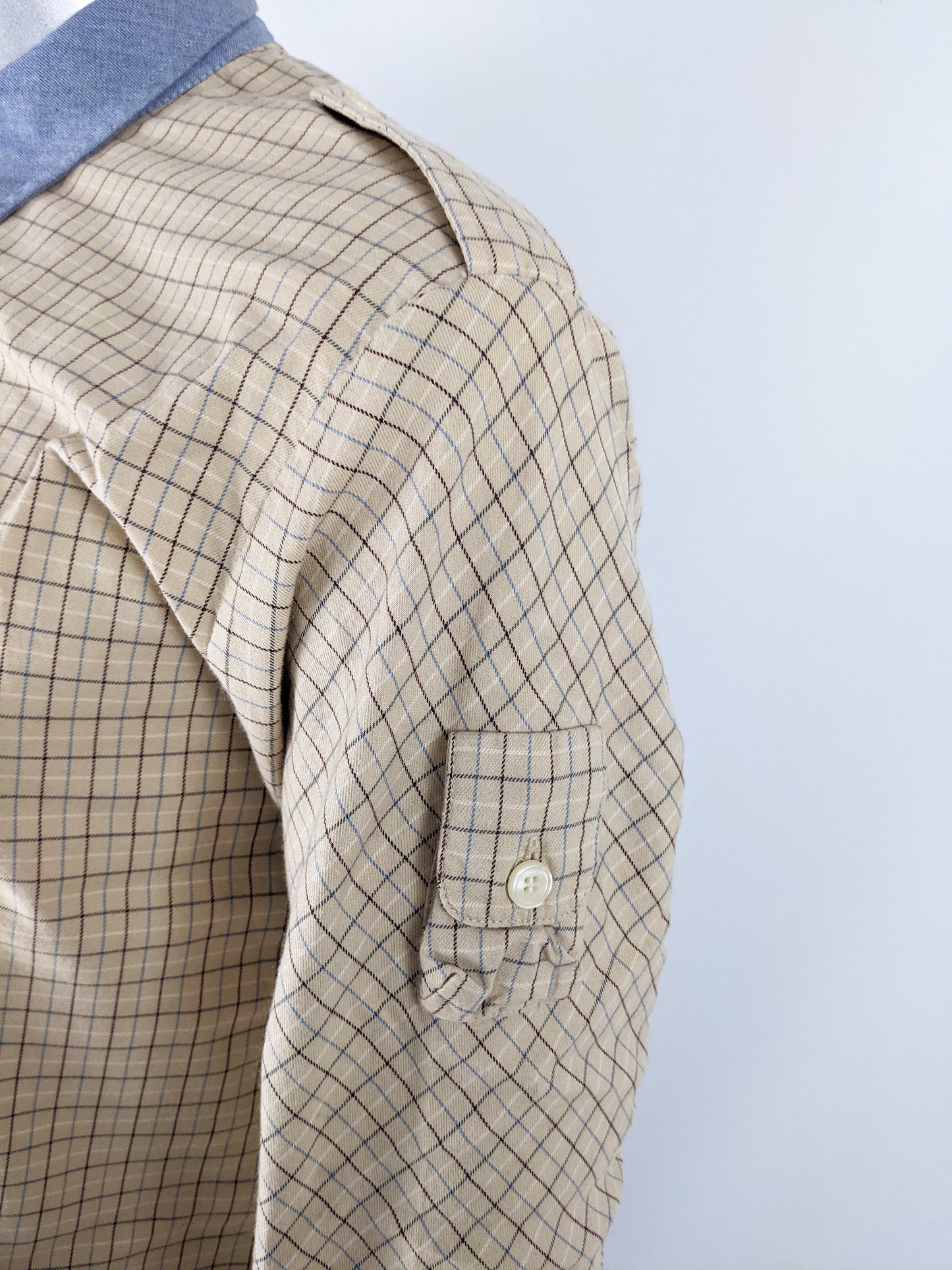 Mens Archival Chambray & Tattersall Plaid Shirt, A/W 2008