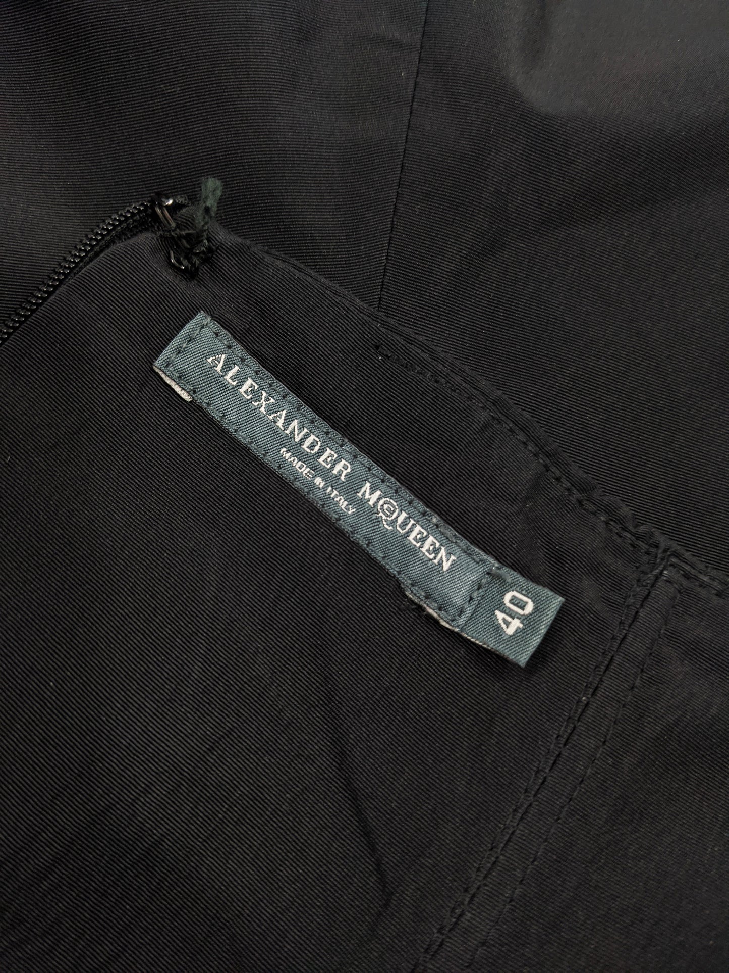 Preowned Black Ultra High Waist Structured Mermaid Skirt, A/W 2005