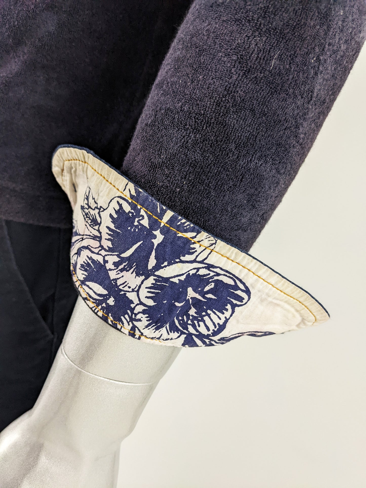 Dolce & Gabbana D&G Vintage Mens Velour Shirt, 2000s