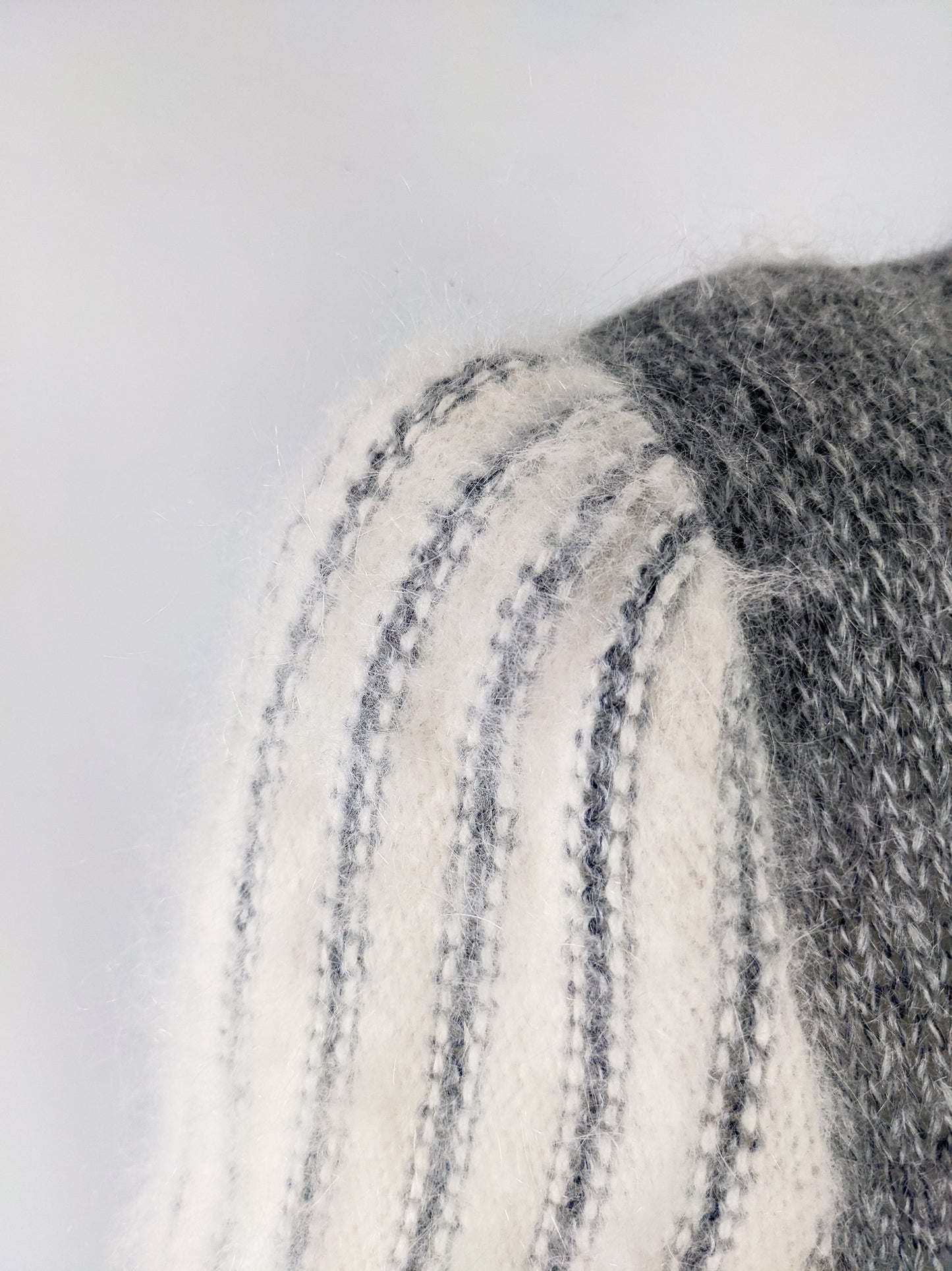 Carven Vintage Wool & Mohair Knit Dress, 1970s
