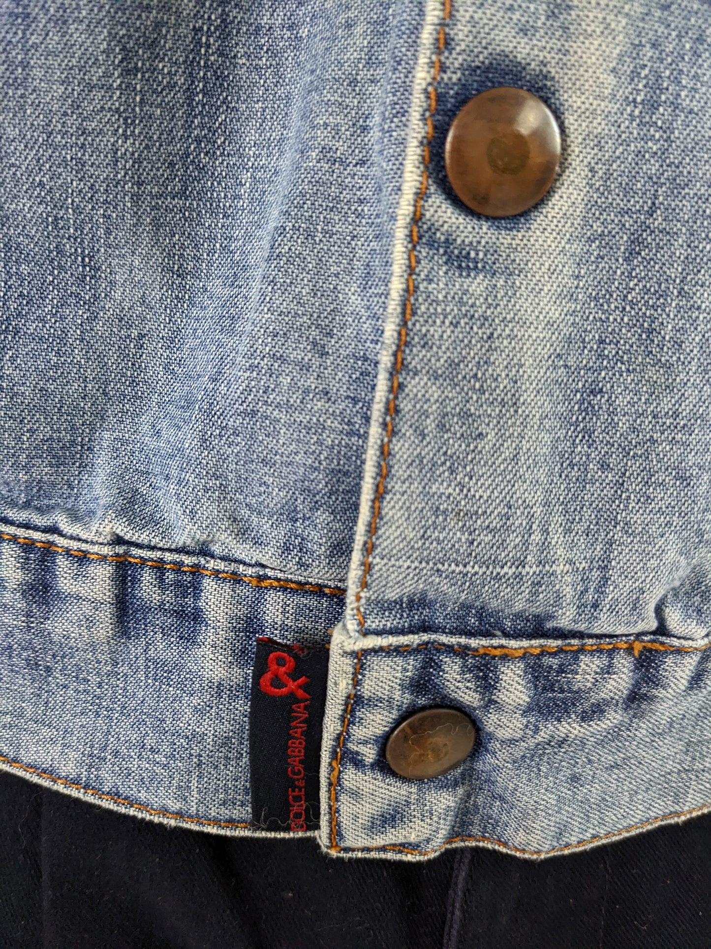 Dolce & Gabbana D&G Vintage Mens Denim Jacket, 1990s