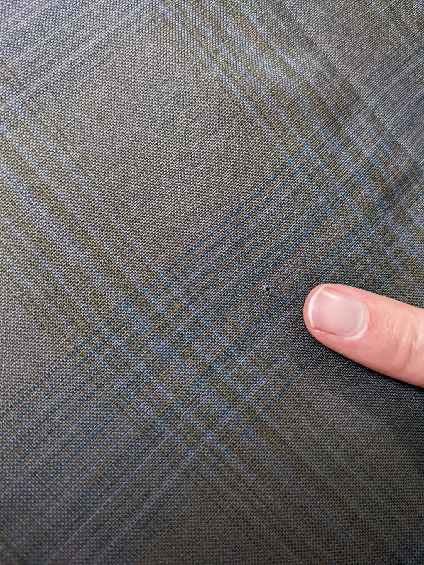 Corneliani Vintage Mens Green Checked Blazer, 1980s