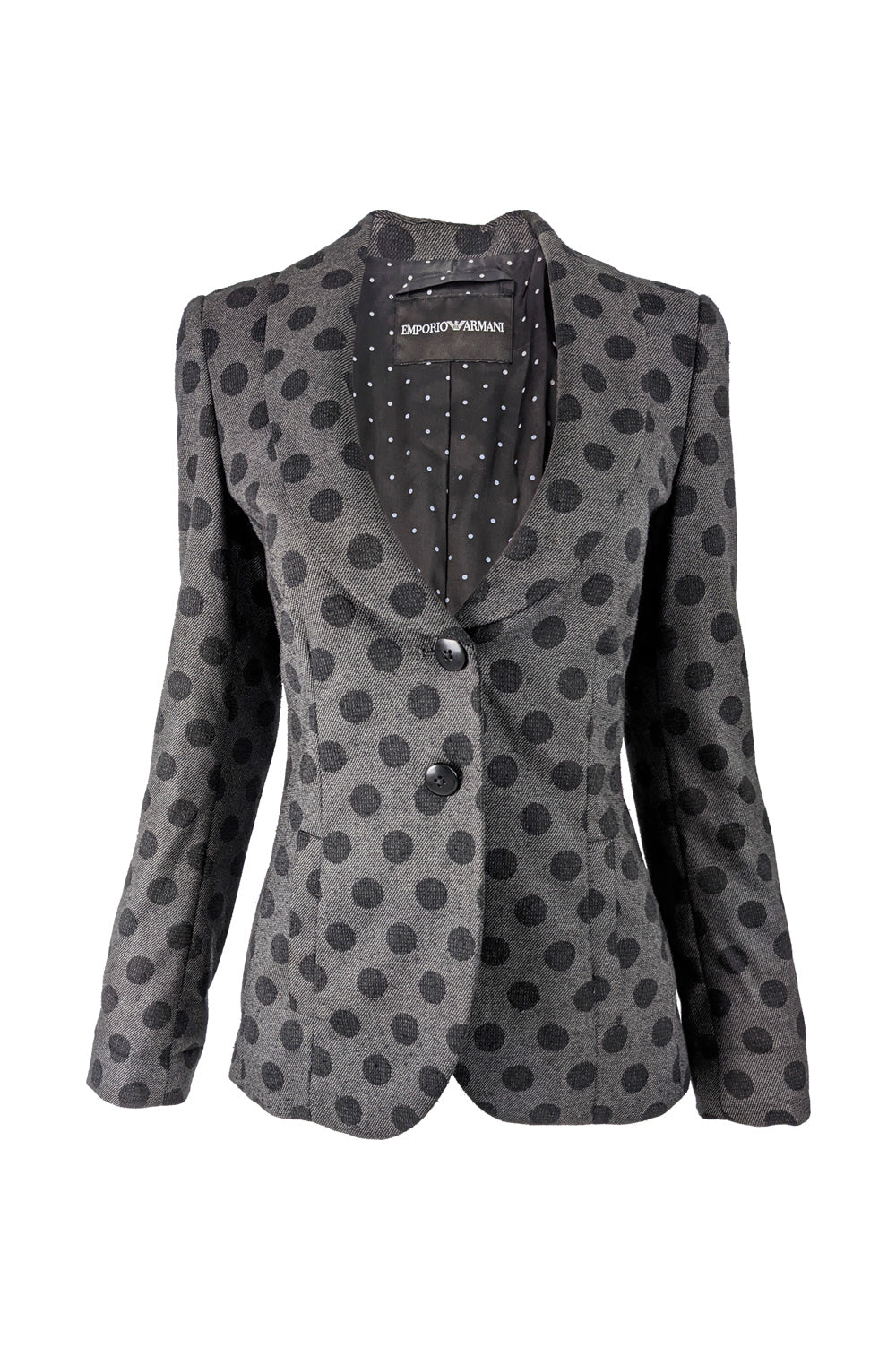 Womens Preowned Polka Dot Tailored Jacket, A/W 2012