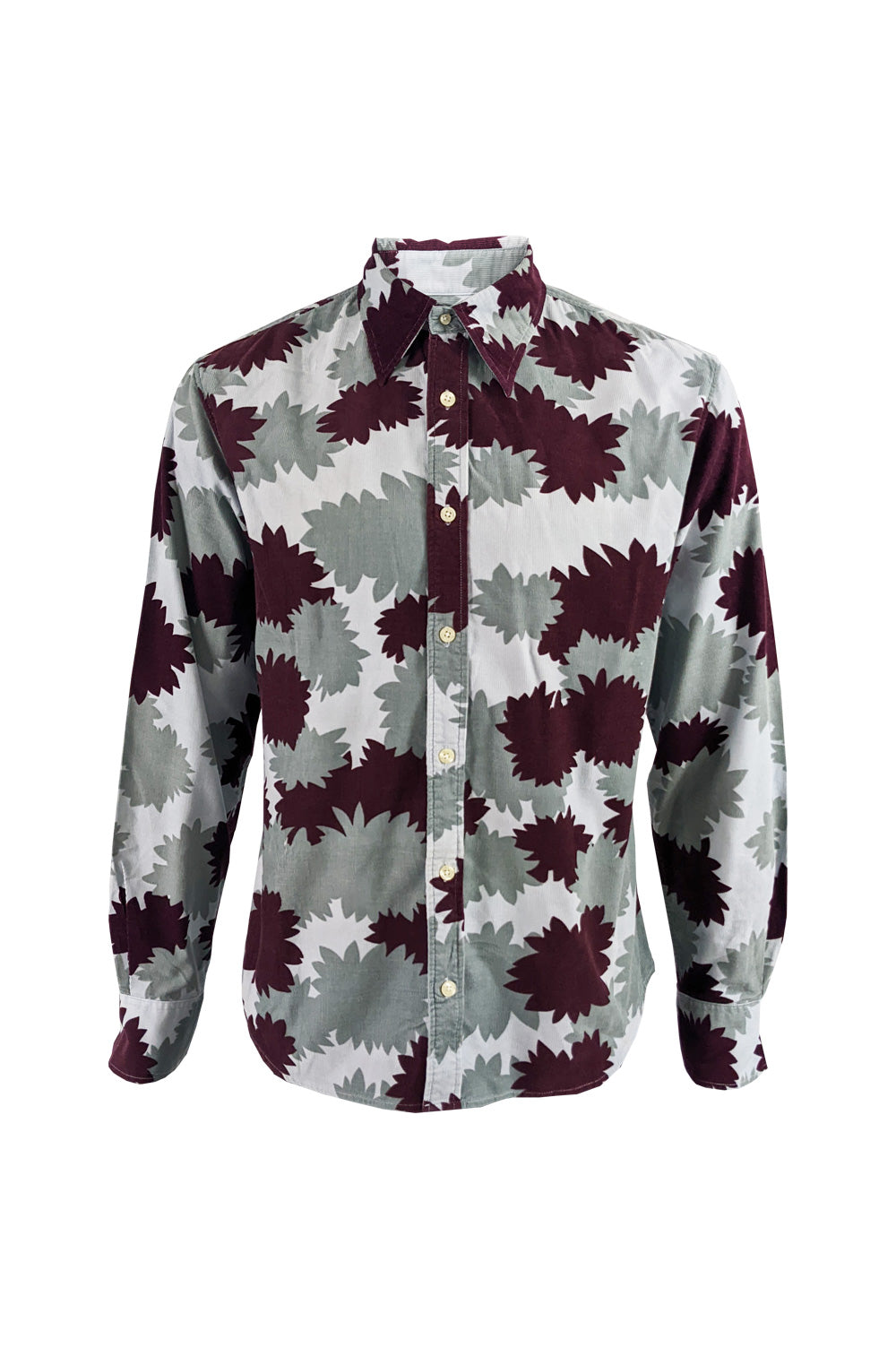 Abstract Print Long Sleeve Mens Paul Smith Vintage Shirt, 1990s