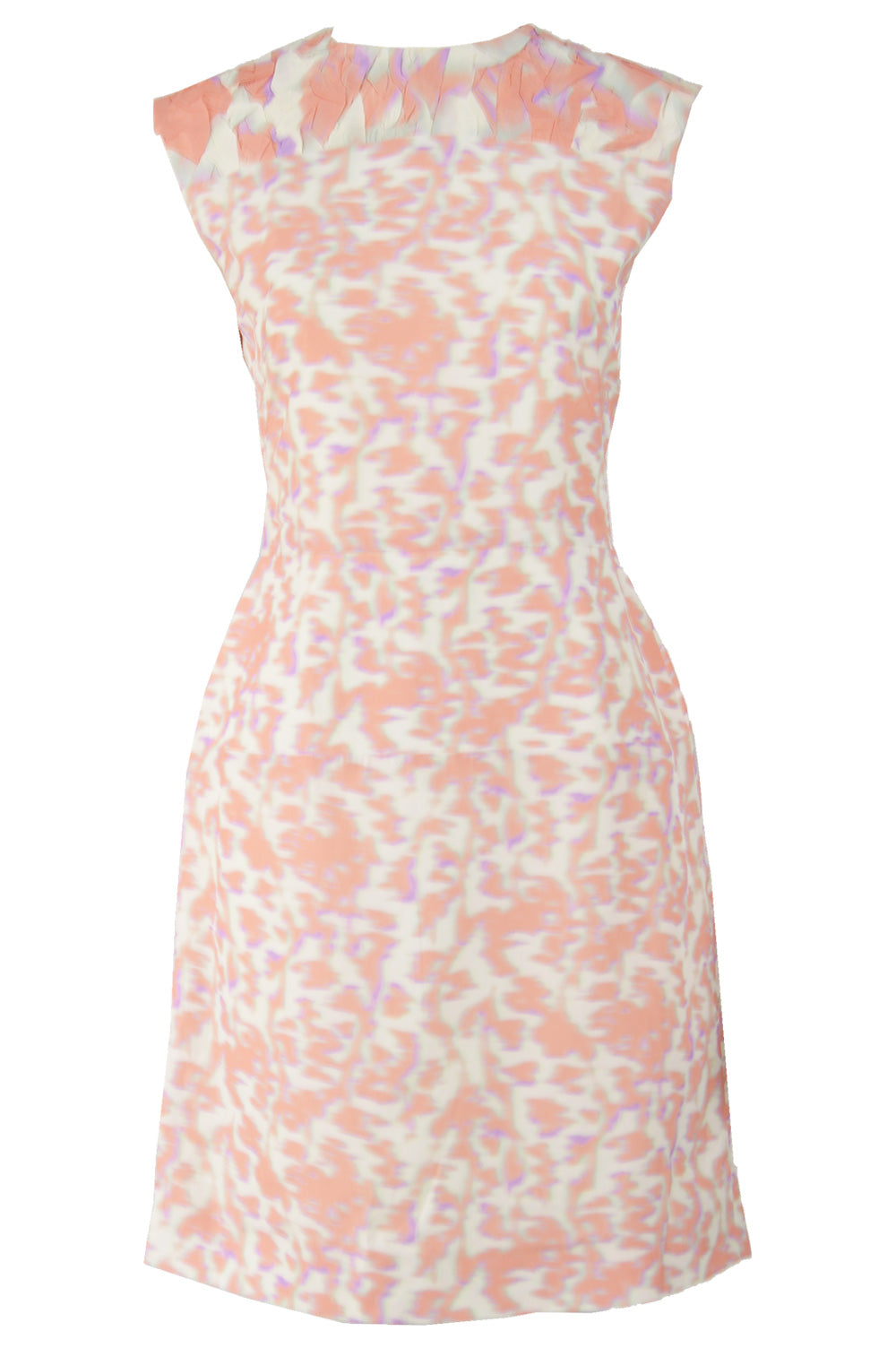 Cloqué Graphic Print Peach & Purple, Spring 2014