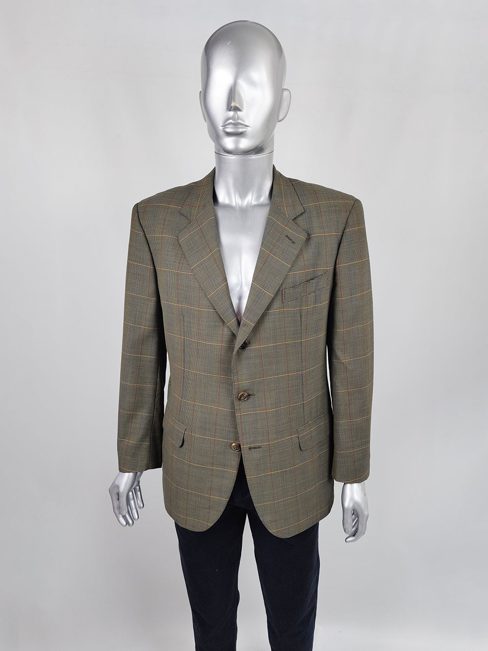 Ermenegildo Zegna Vintage Mens Super 100s Wool Sport Coat