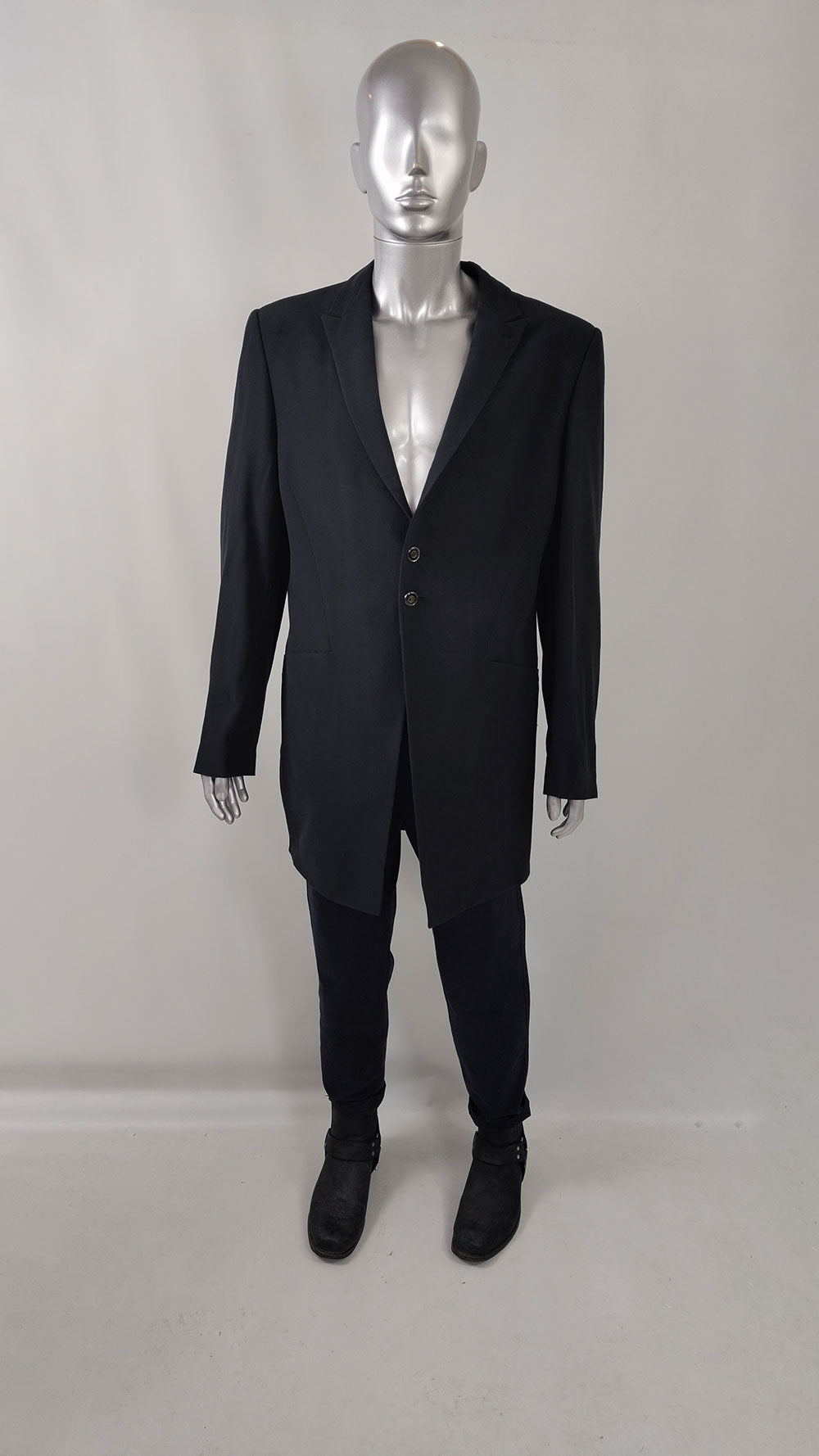 Carlo Pignatelli Mens Vintage Italian Long Tailored Jacket