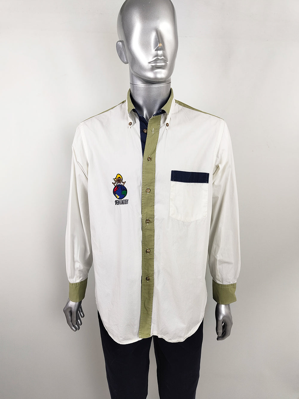 JC De Castelbajac Vintage Men's Speedy Gonzales Long Sleeve Shirt
