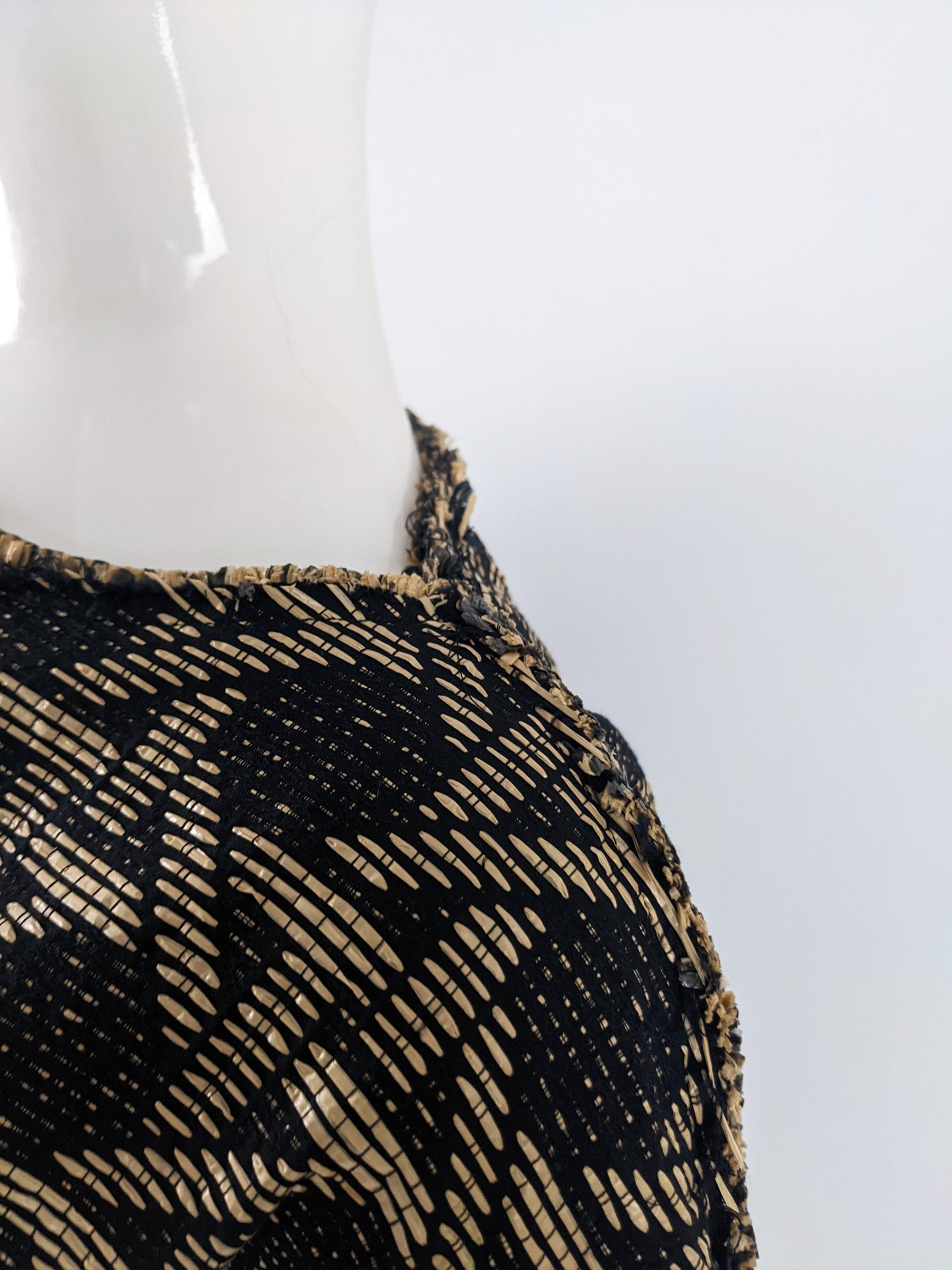 Dsquared2 Preowned Peplum Geometric Pattern Party Dress