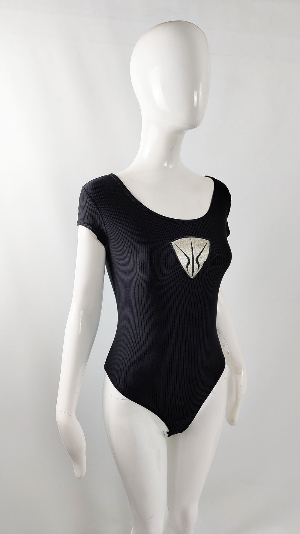 Nick Coleman Vintage Womens Black Bodysuit