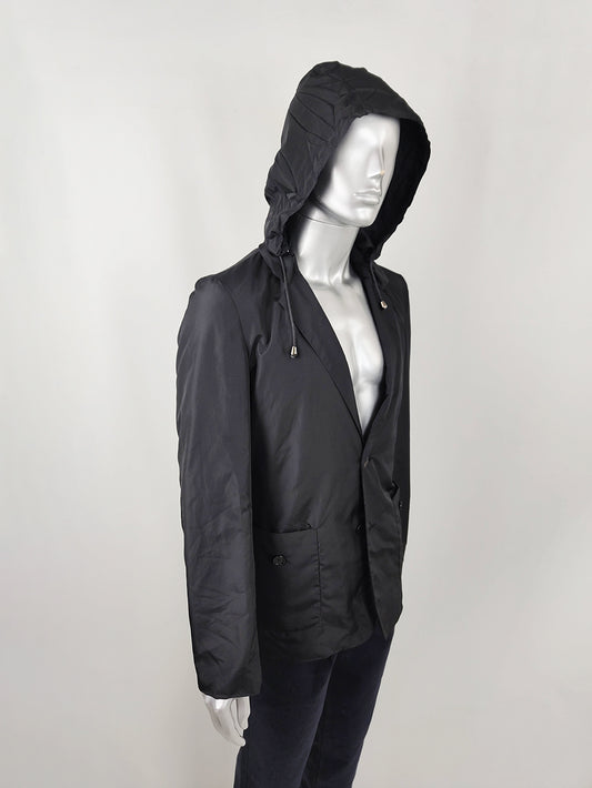 Dexter Wong Vintage Mens Nylon Blazer Jacket, 2000s
