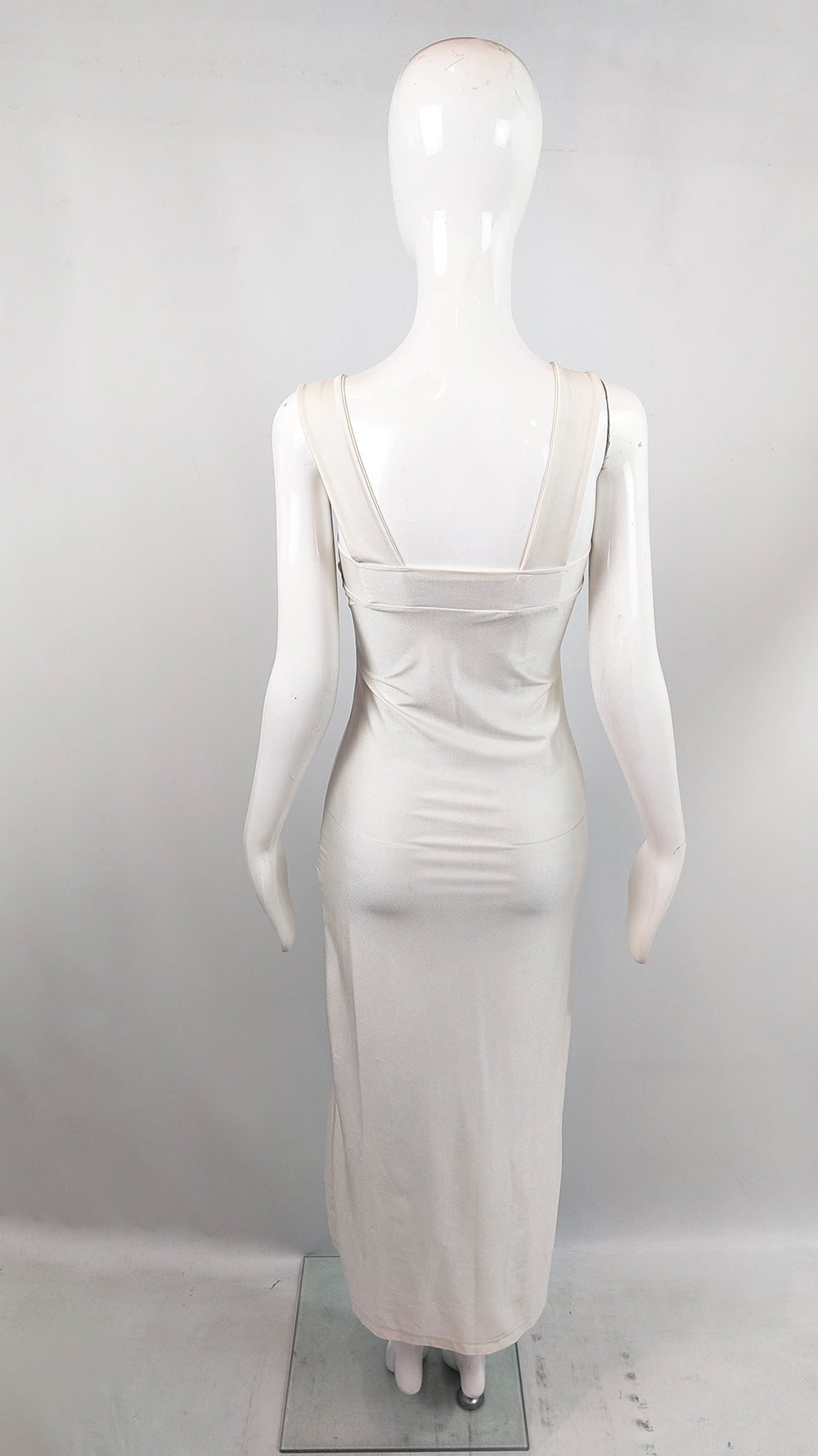 Red or Dead Vintage 'Less Passion from Less Protein' Maxi Dress, 1993