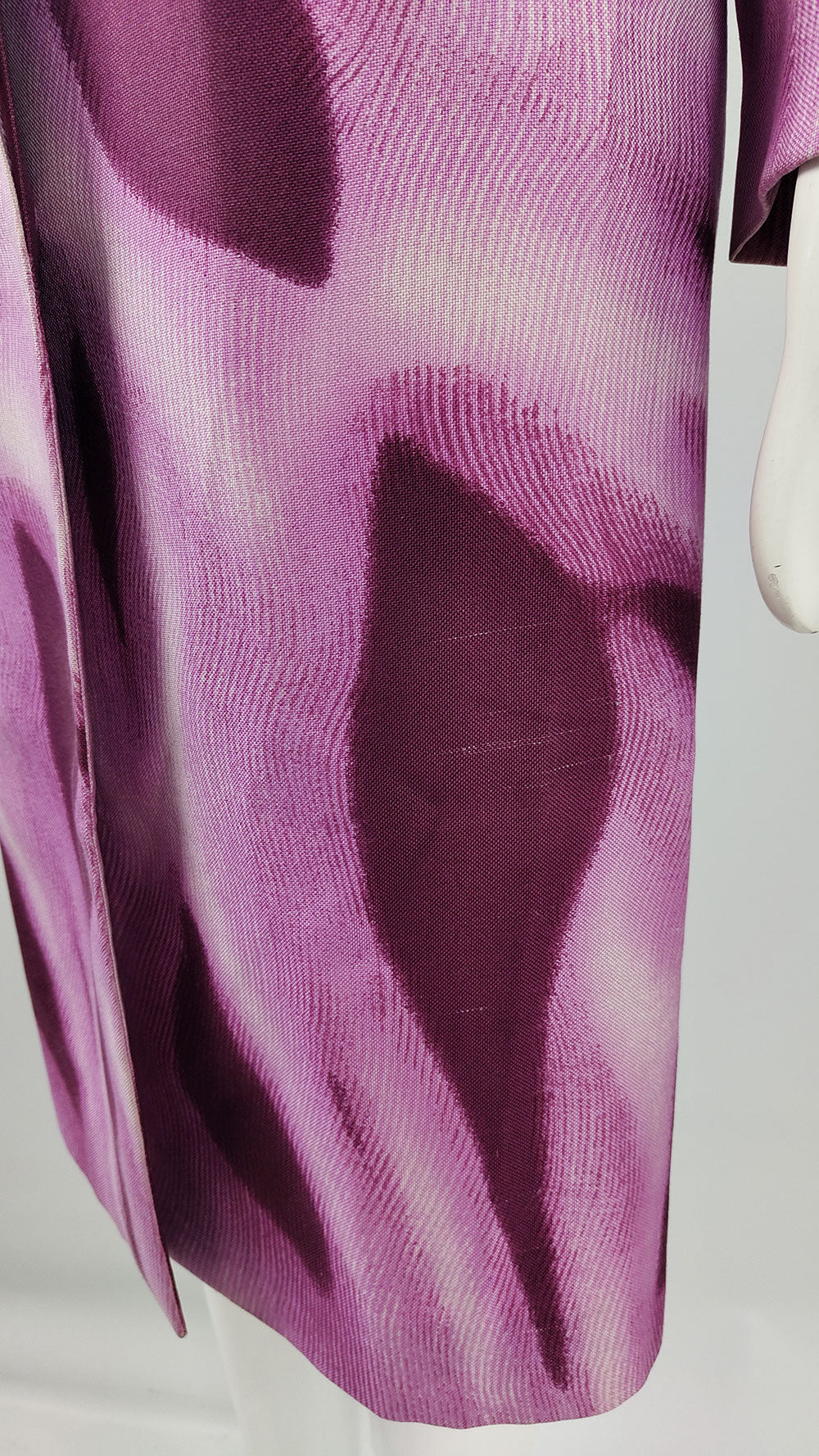 Gianni Versace Vintage Pink & Purple Silk Duster Jacket, S/S 1999