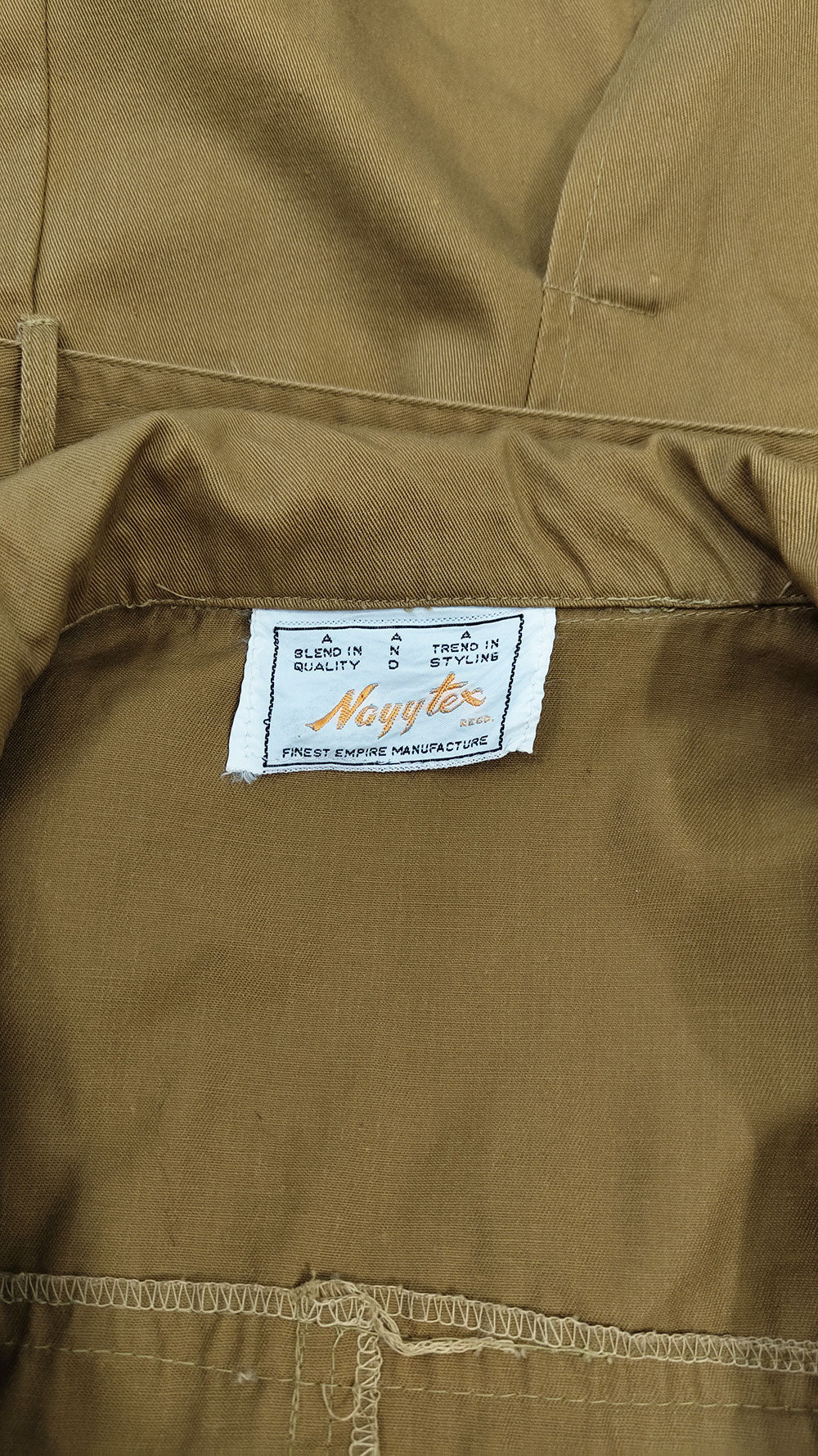 Naytex Mens Vintage Cotton Belted Norfolk Jacket, Late 1960s