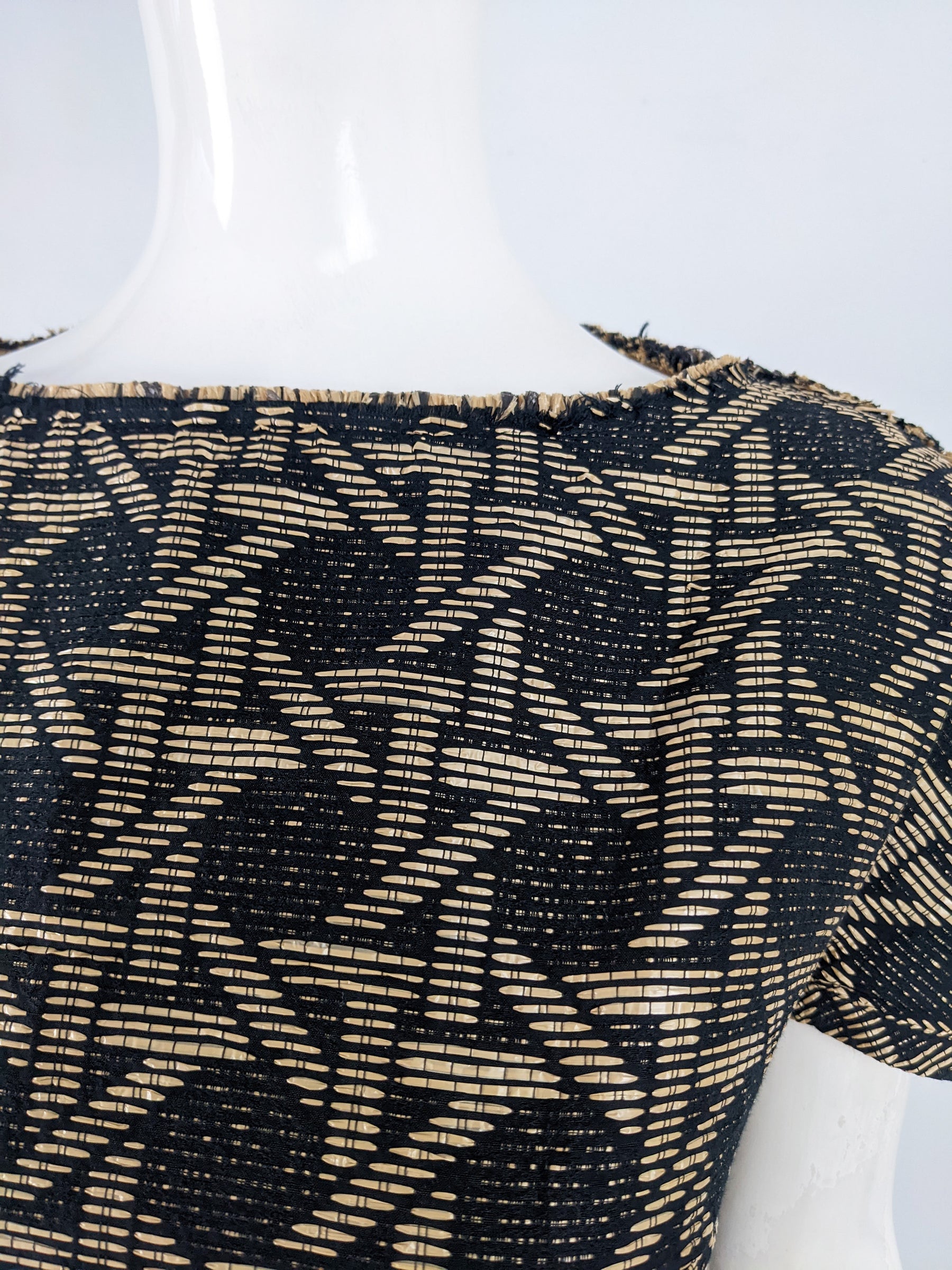 Dsquared2 Preowned Peplum Geometric Pattern Party Dress
