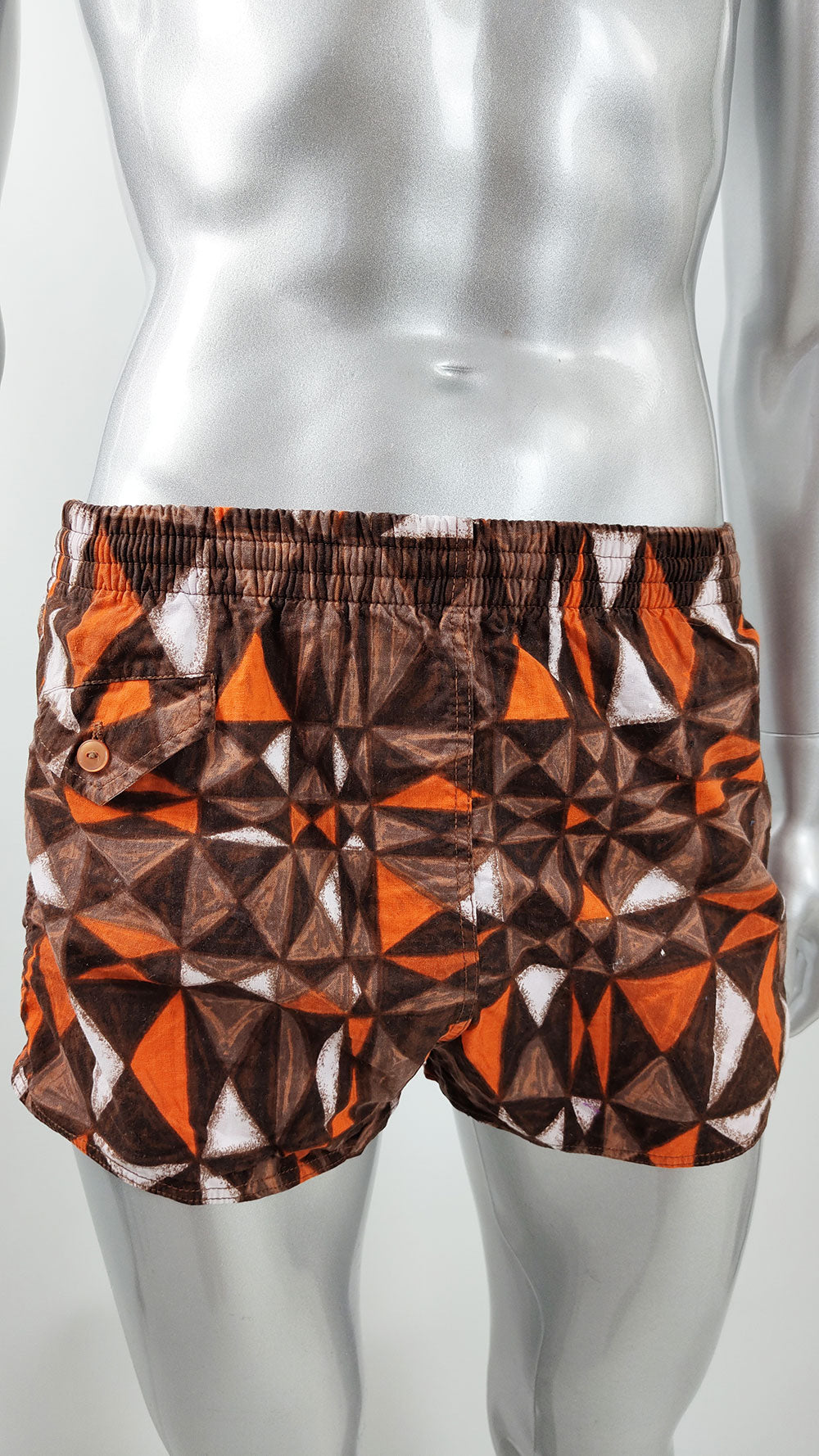 Jantzen Vintage Mens 1960s Two Piece Swim Shorts & Shirt
