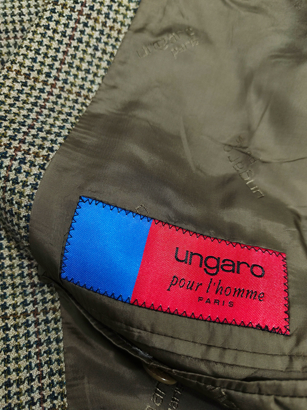 Emanuel Ungaro Vintage Men's Pure Wool Tailored Sport Coat