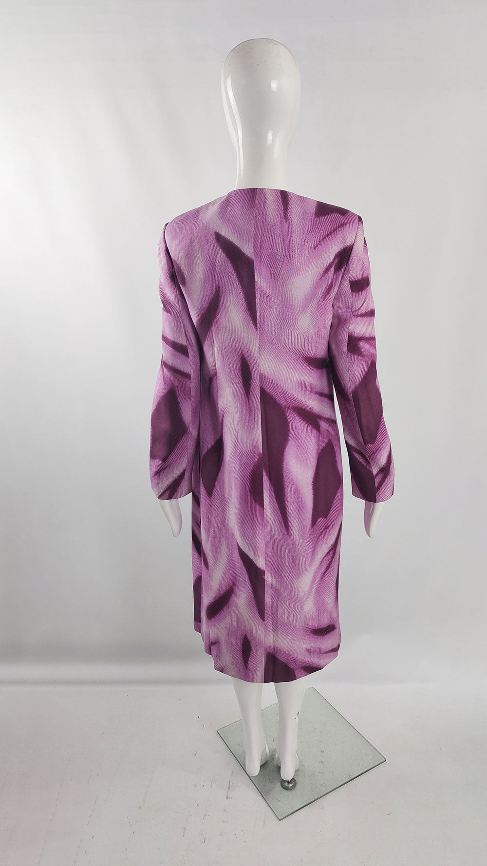 Gianni Versace Vintage Pink & Purple Silk Duster Jacket, S/S 1999