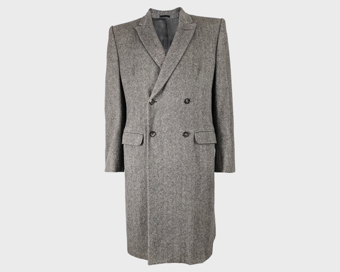 Mens Vintage Double Breasted Cashmere Coat, 2007