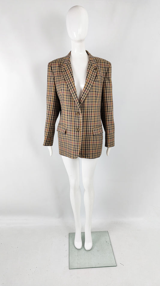 Daks of London Vintage Pure New Wool Womens Blazer, 1980s