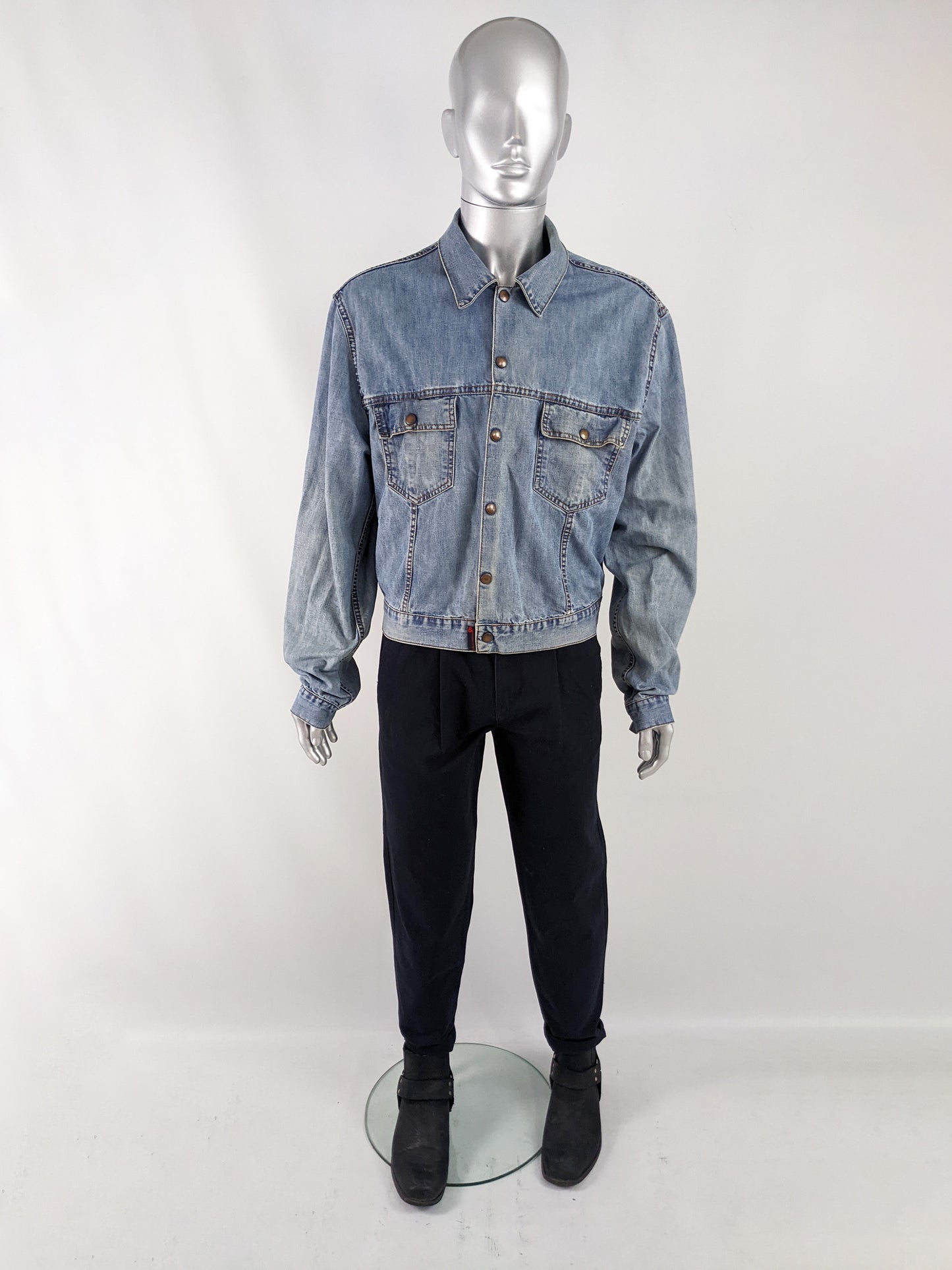 Dolce & Gabbana D&G Vintage Mens Denim Jacket, 1990s