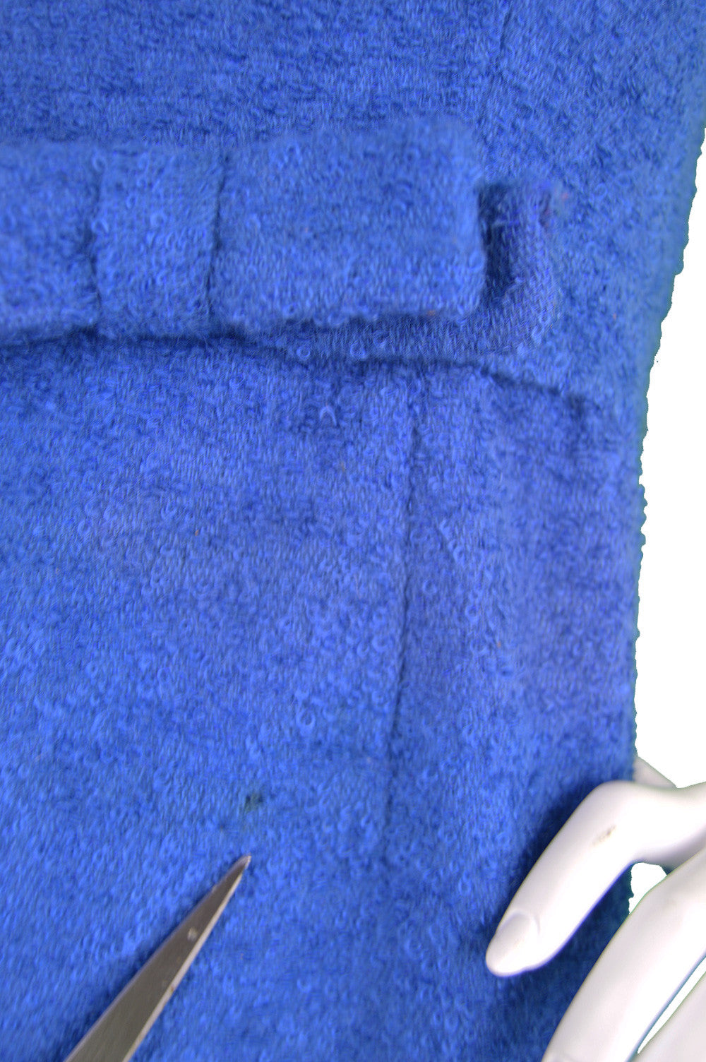 vintage Wool wiggle dress with cap sleeves