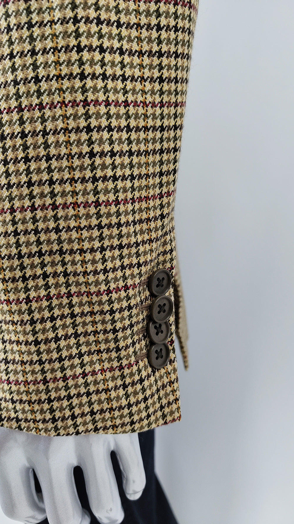 Aquascutum Vintage Wool & Cashmere Mens Blazer, 1990s