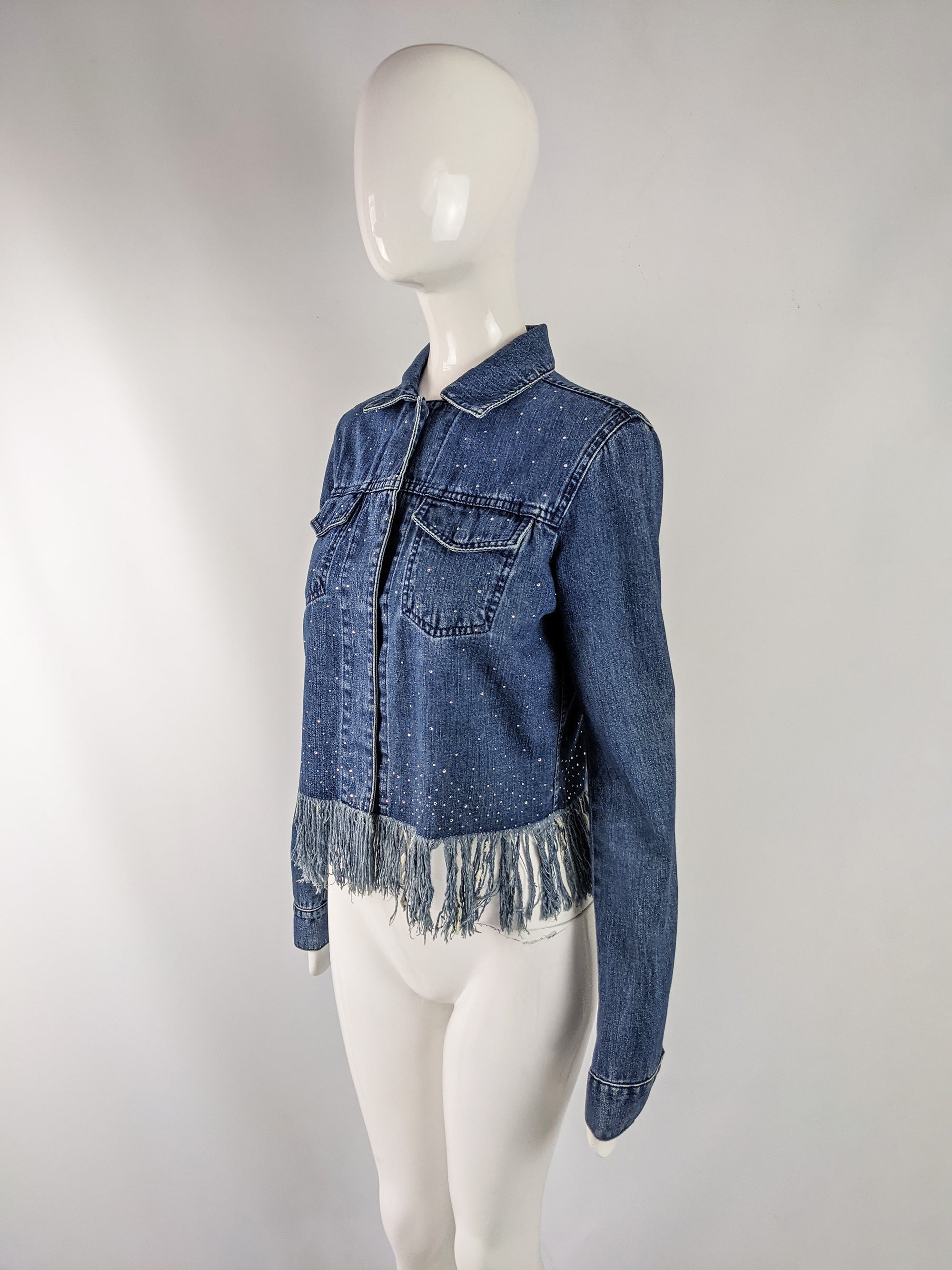 Fendi fringe on sale jacket