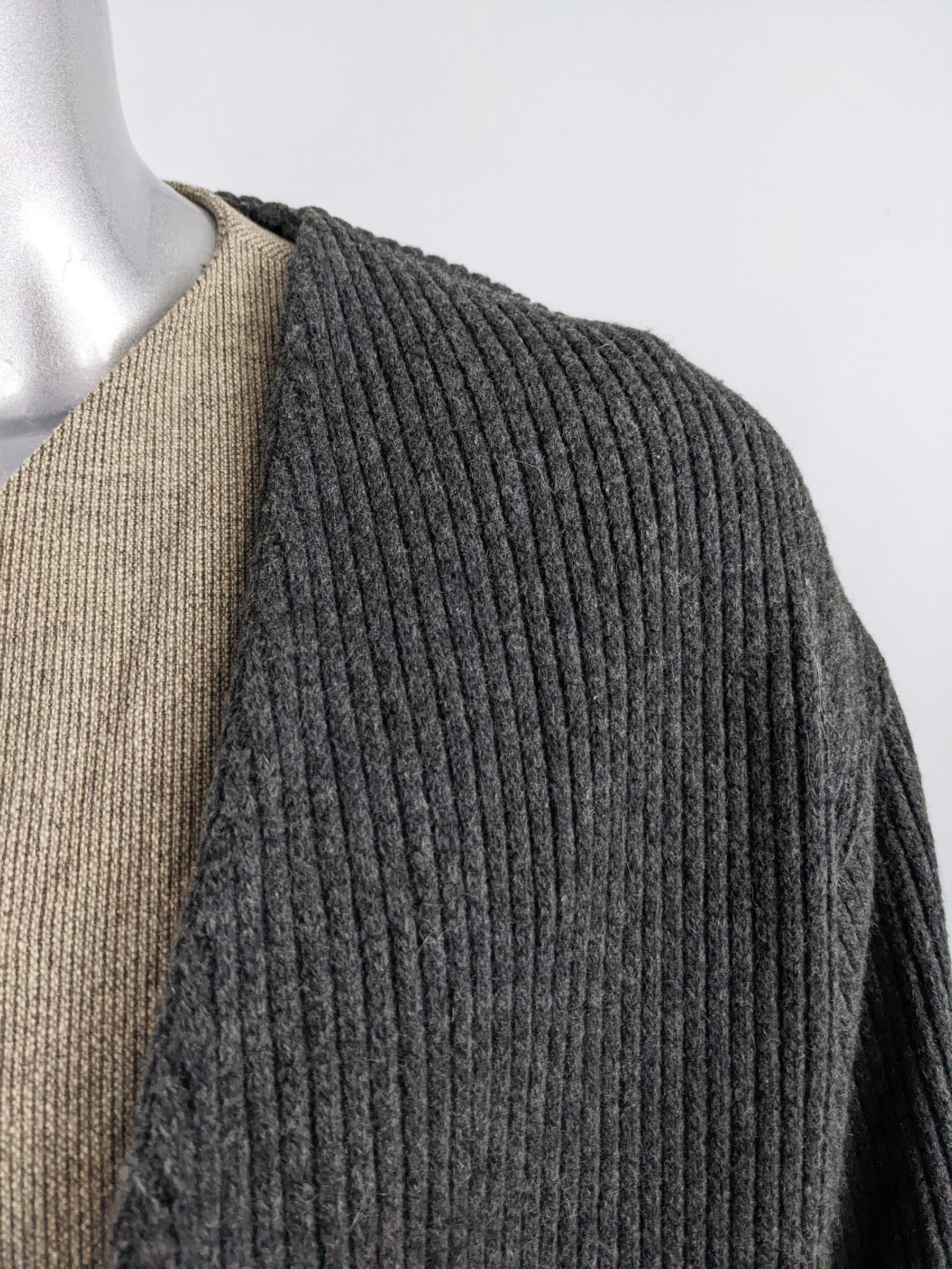 Dolce & Gabbana Mens Vintage 2 in 1 Knit Jacket, 1990s