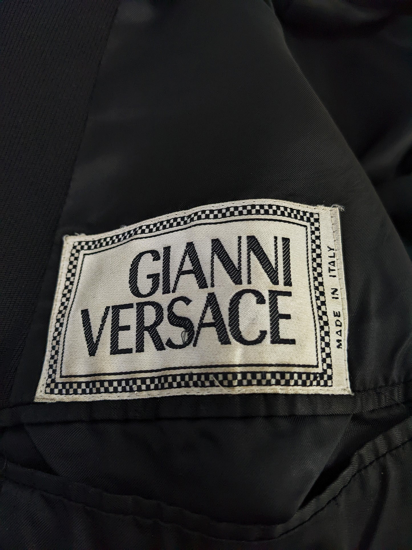 Gianni Versace Vintage Mens Epaulette Military Style Jacket, 1990s