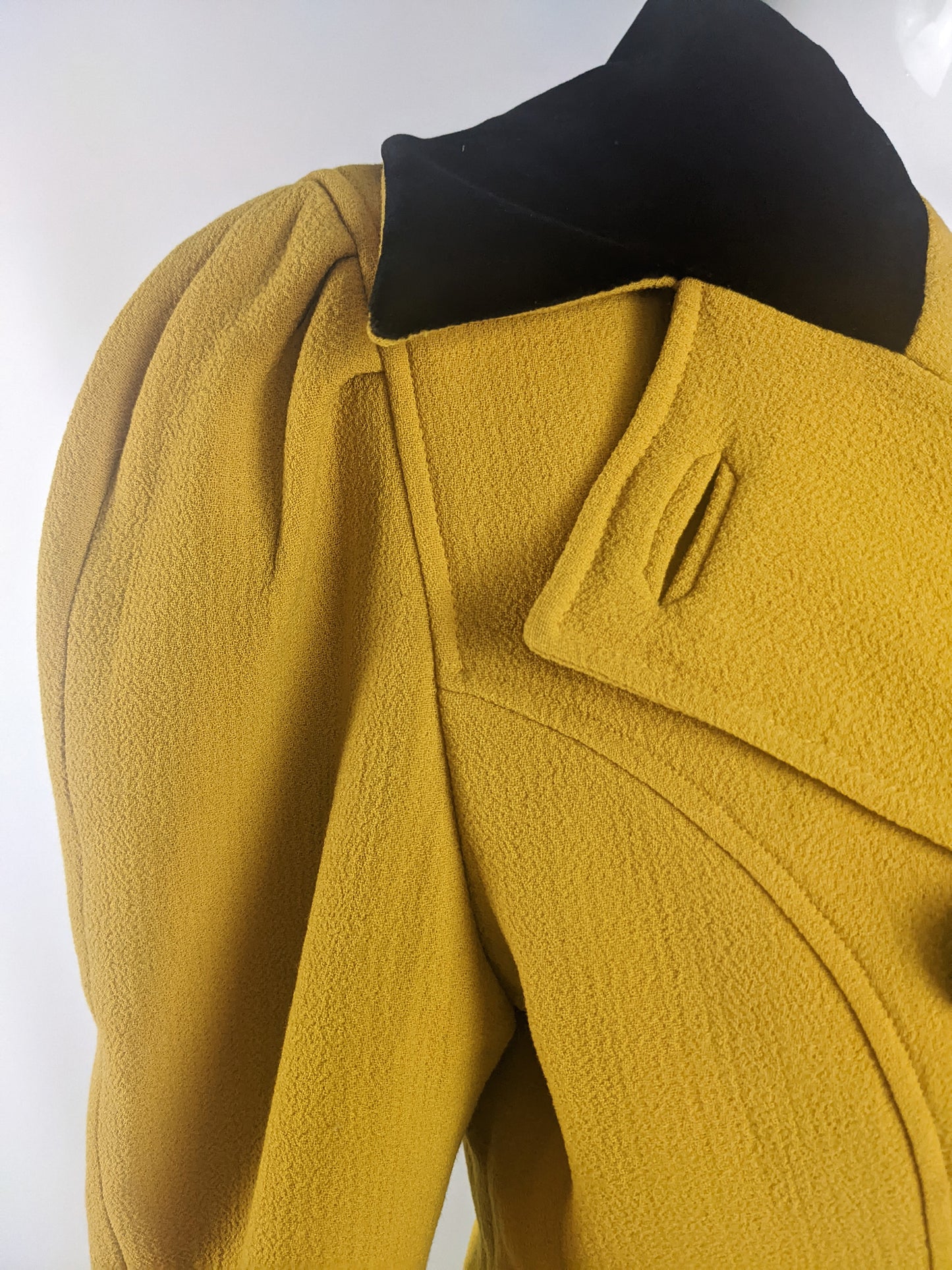 Christian Lacroix Vintage Yellow Cropped Jacket, 1980s