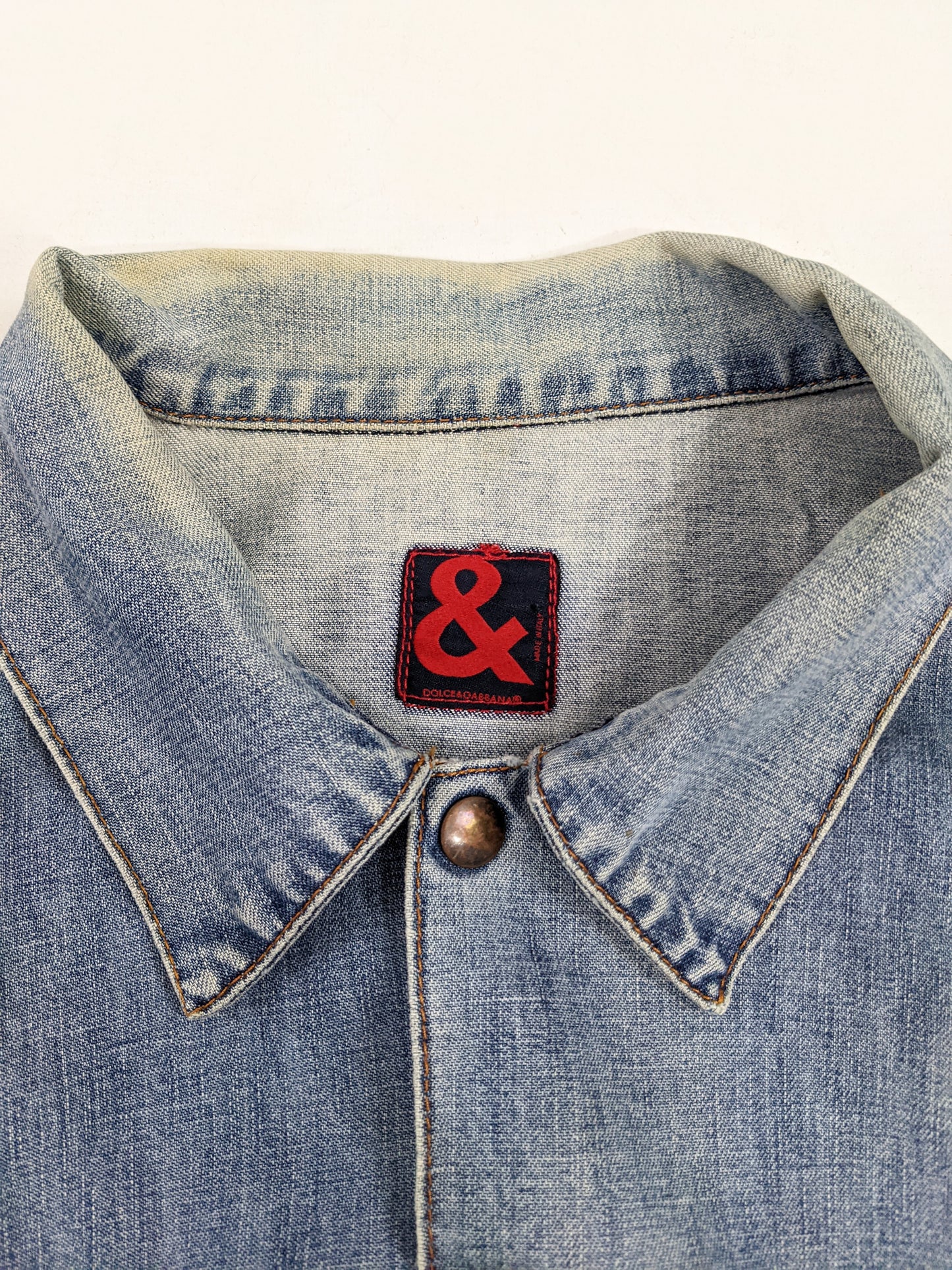 Dolce & Gabbana D&G Vintage Mens Denim Jacket, 1990s