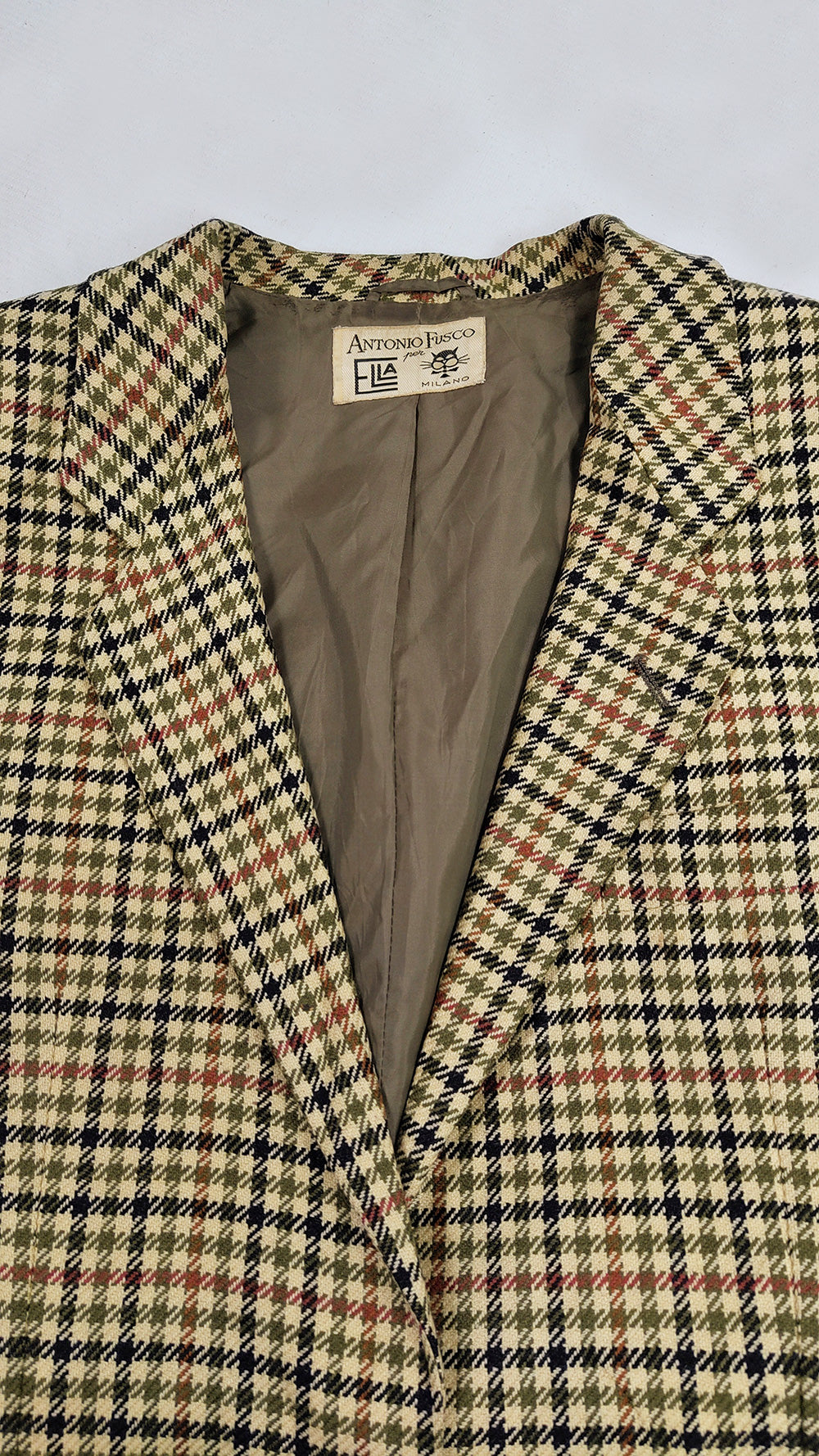 Antonio Fusco Vintage Pure Cashmere Italian Womens Blazer, 1980s